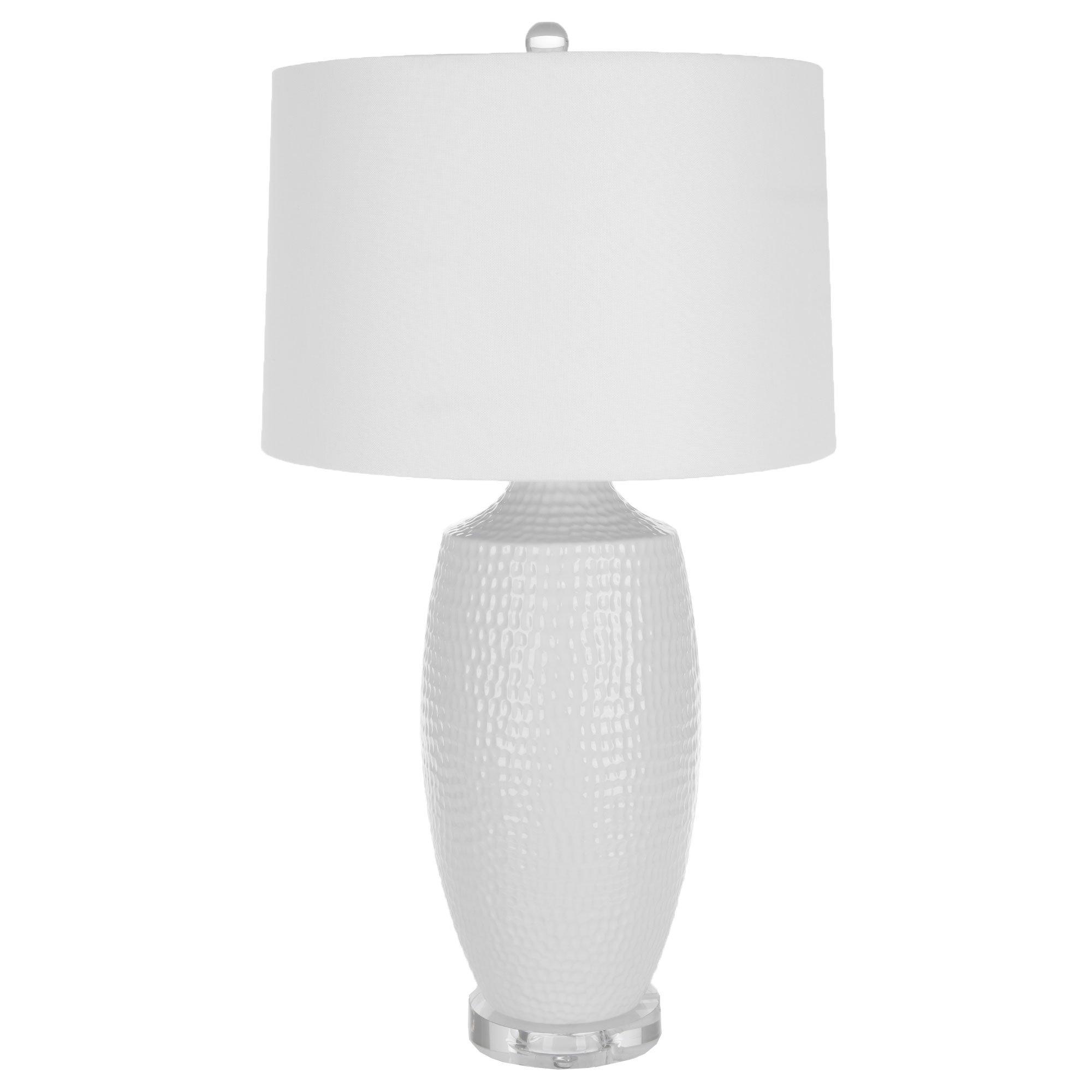 White Hammered Round Lamp Hobby Lobby 1774587