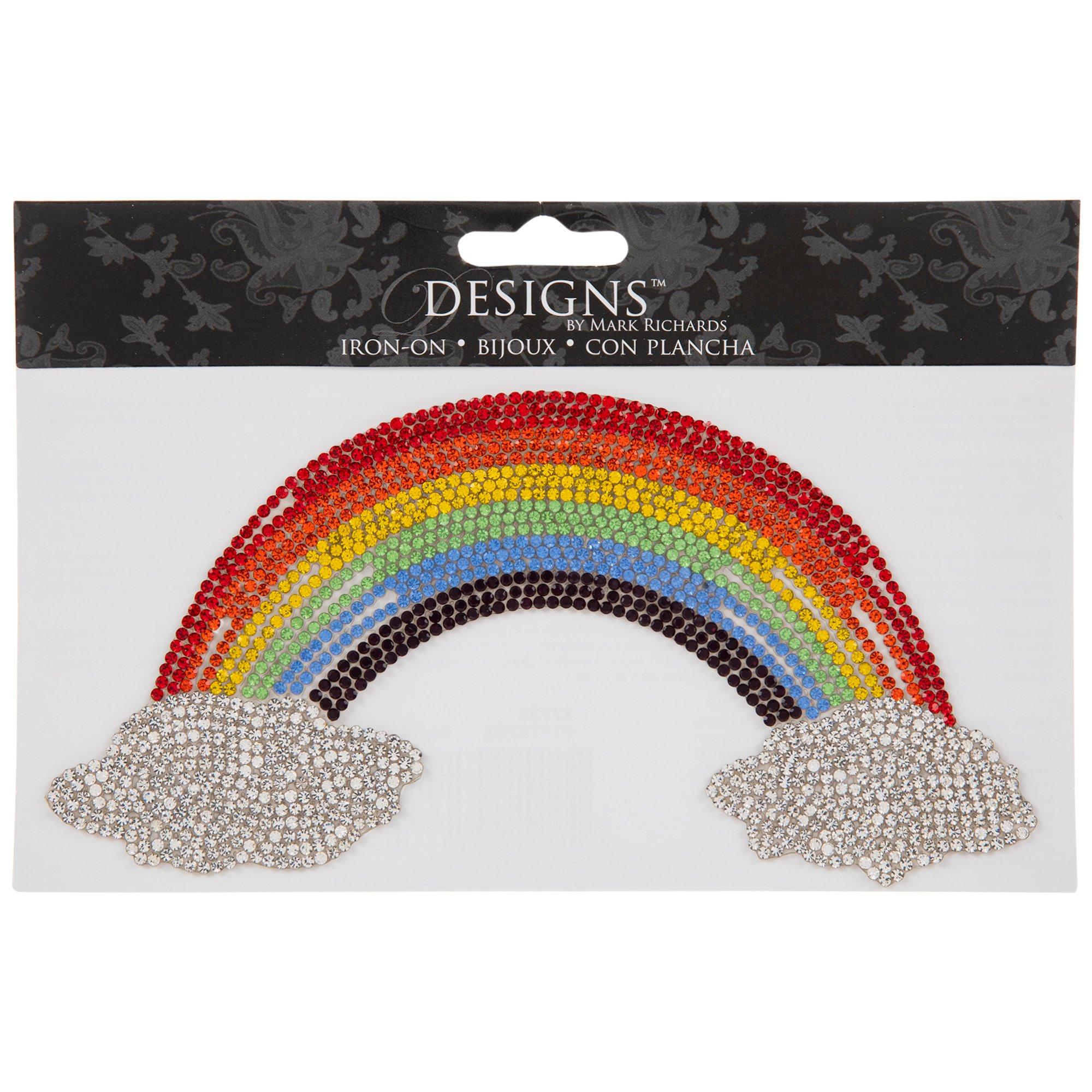 Rainbow Rhinestone IronOn Applique Hobby Lobby 1774793
