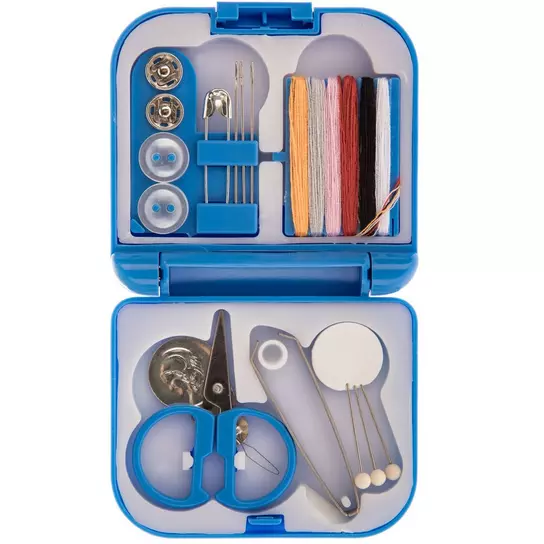 1Set Portable Multi-functional Sewing Kit,Mini Sewing Storage Box