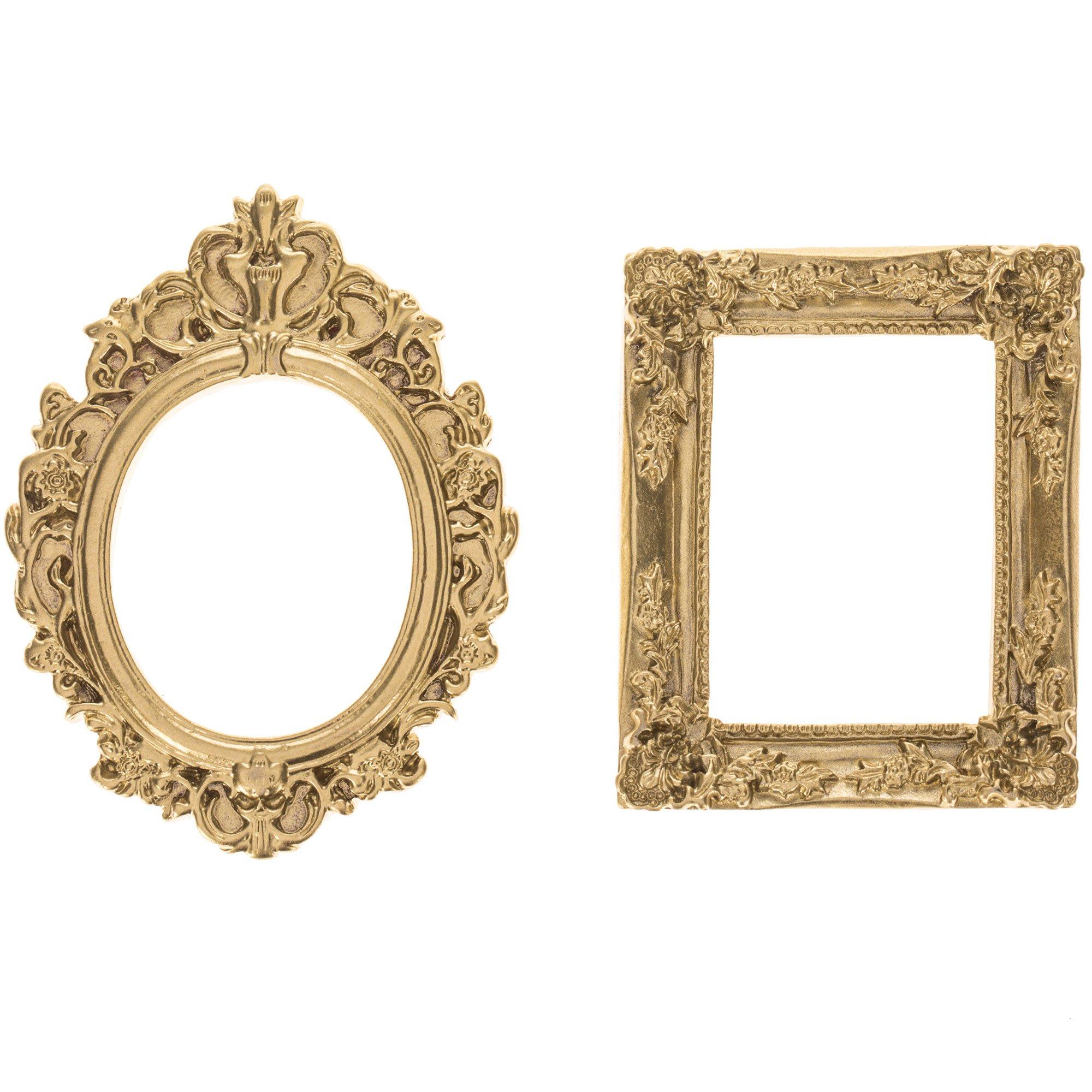 Small Faux Tin Frame - Gold