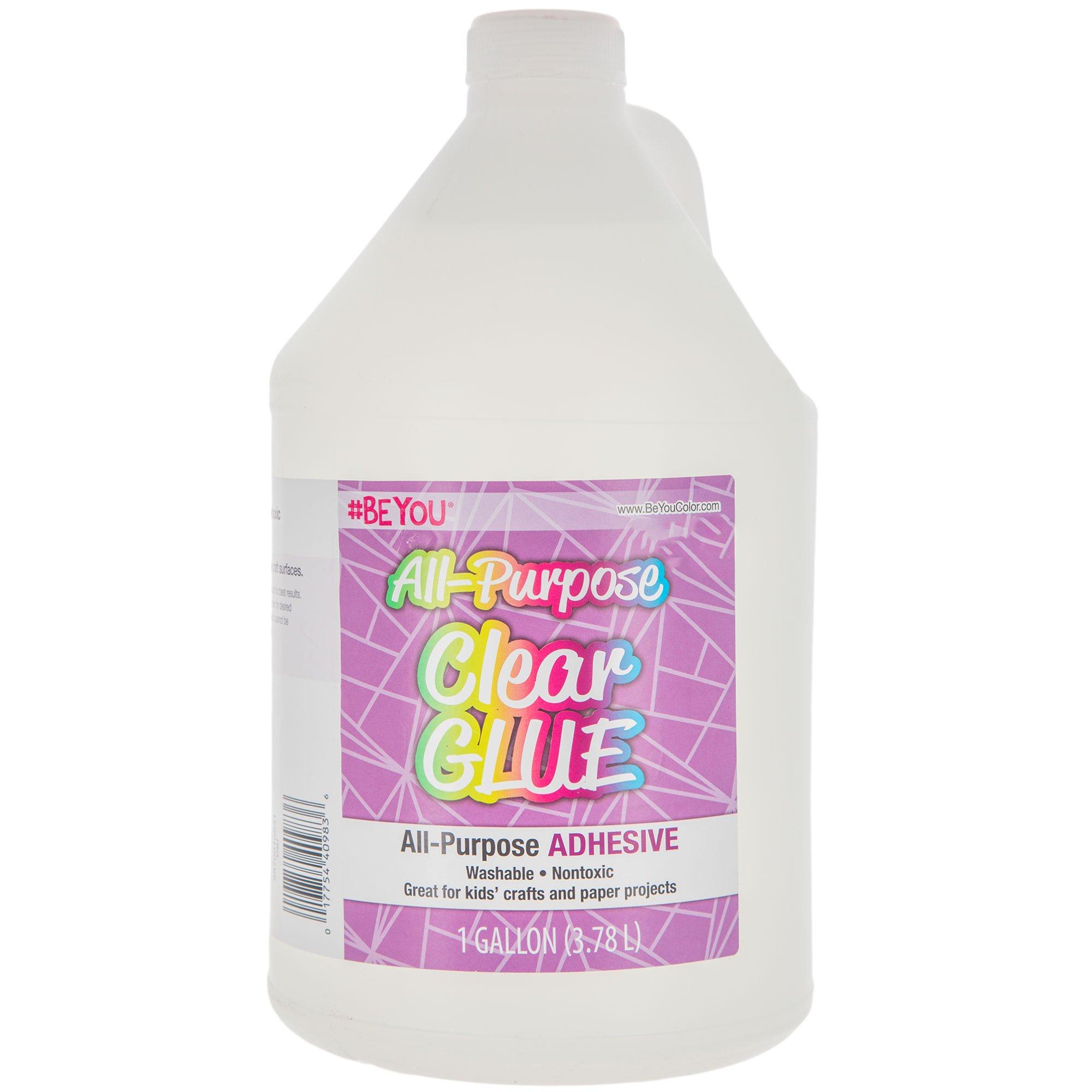 WE FOUND GALLONS OF ELMER'S CLEAR GLUE SHOPPING FOR SLIME SUPPLIES 