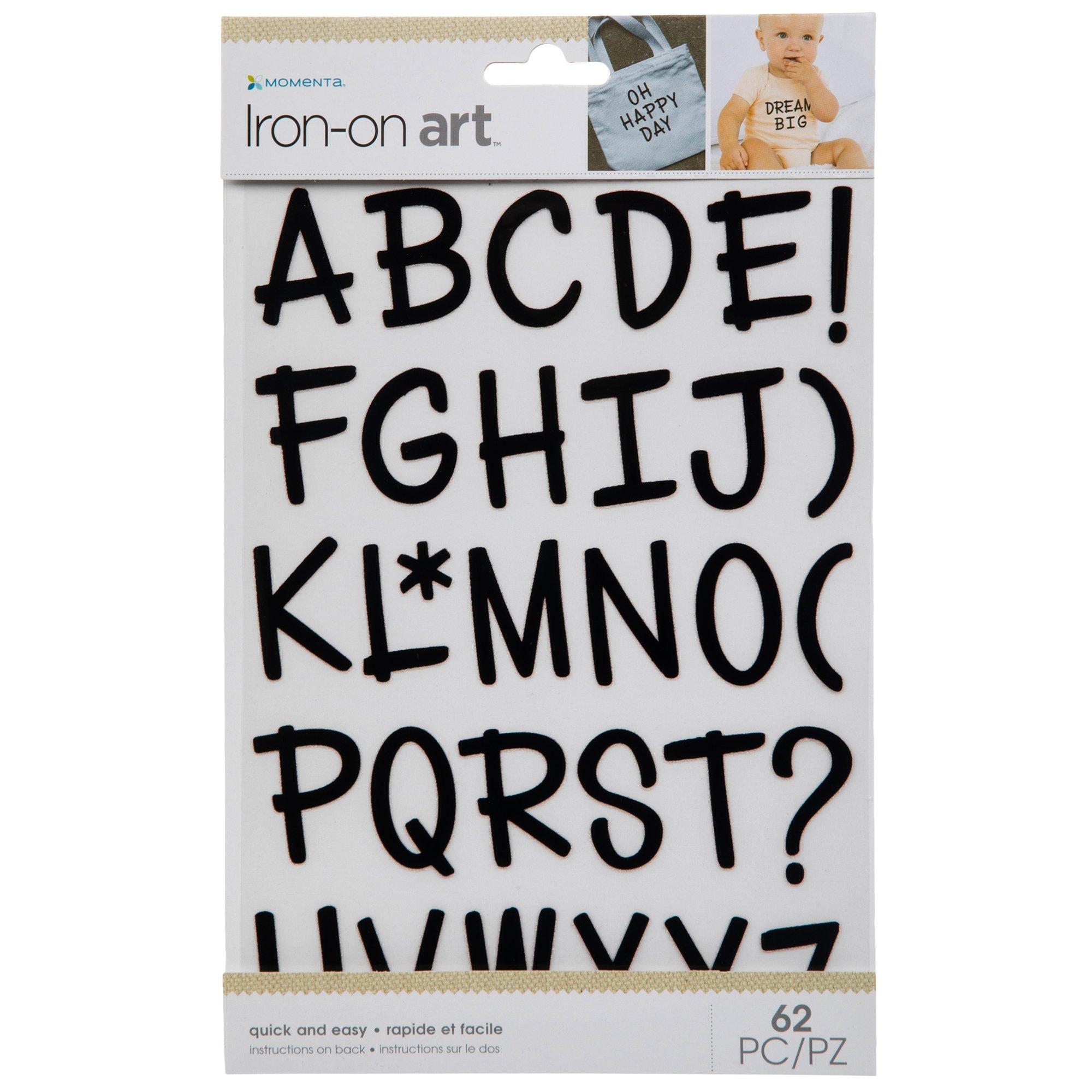 Holographic Rainbow Foil Letter Iron-On Transfer Alphabet, Hobby Lobby