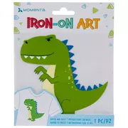 Green Dinosaur Iron-On Transfer