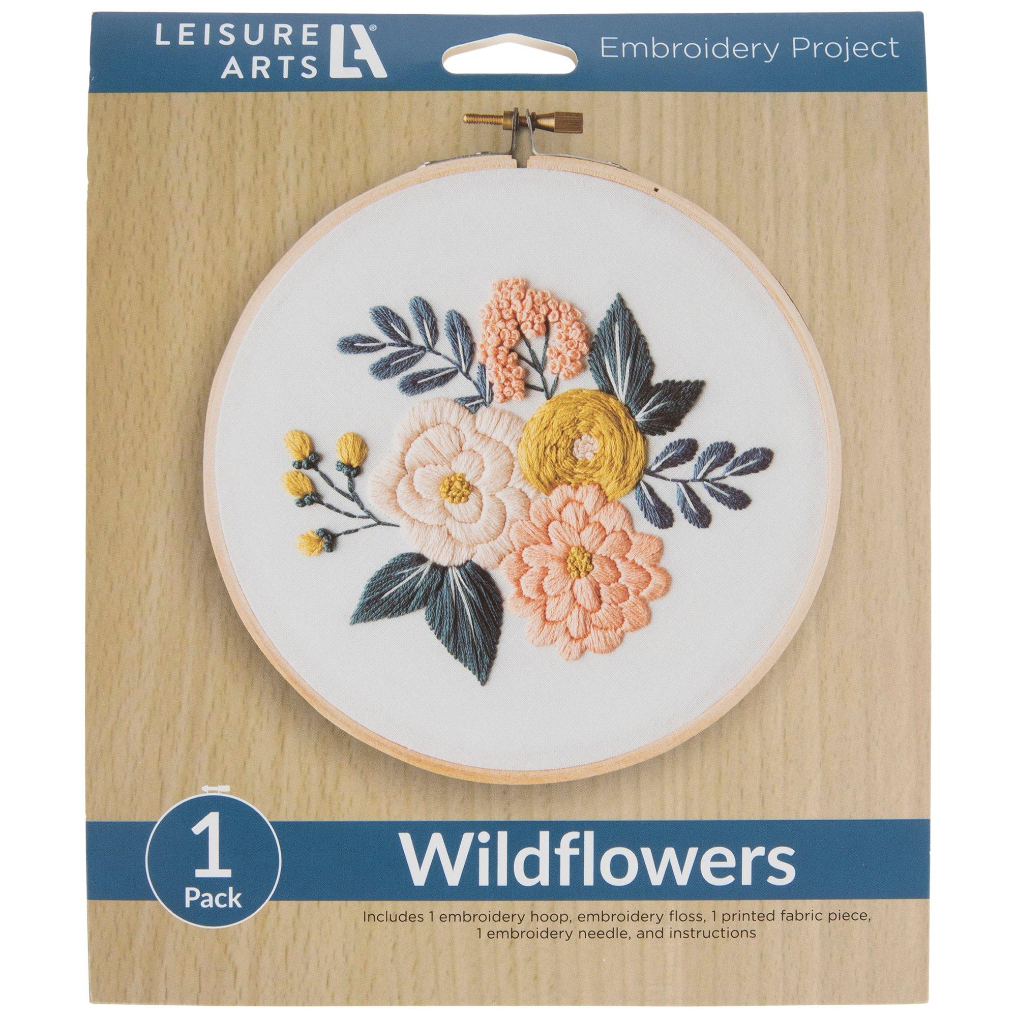 Spring Floral Embroidery Craft Kit, Hobby Lobby