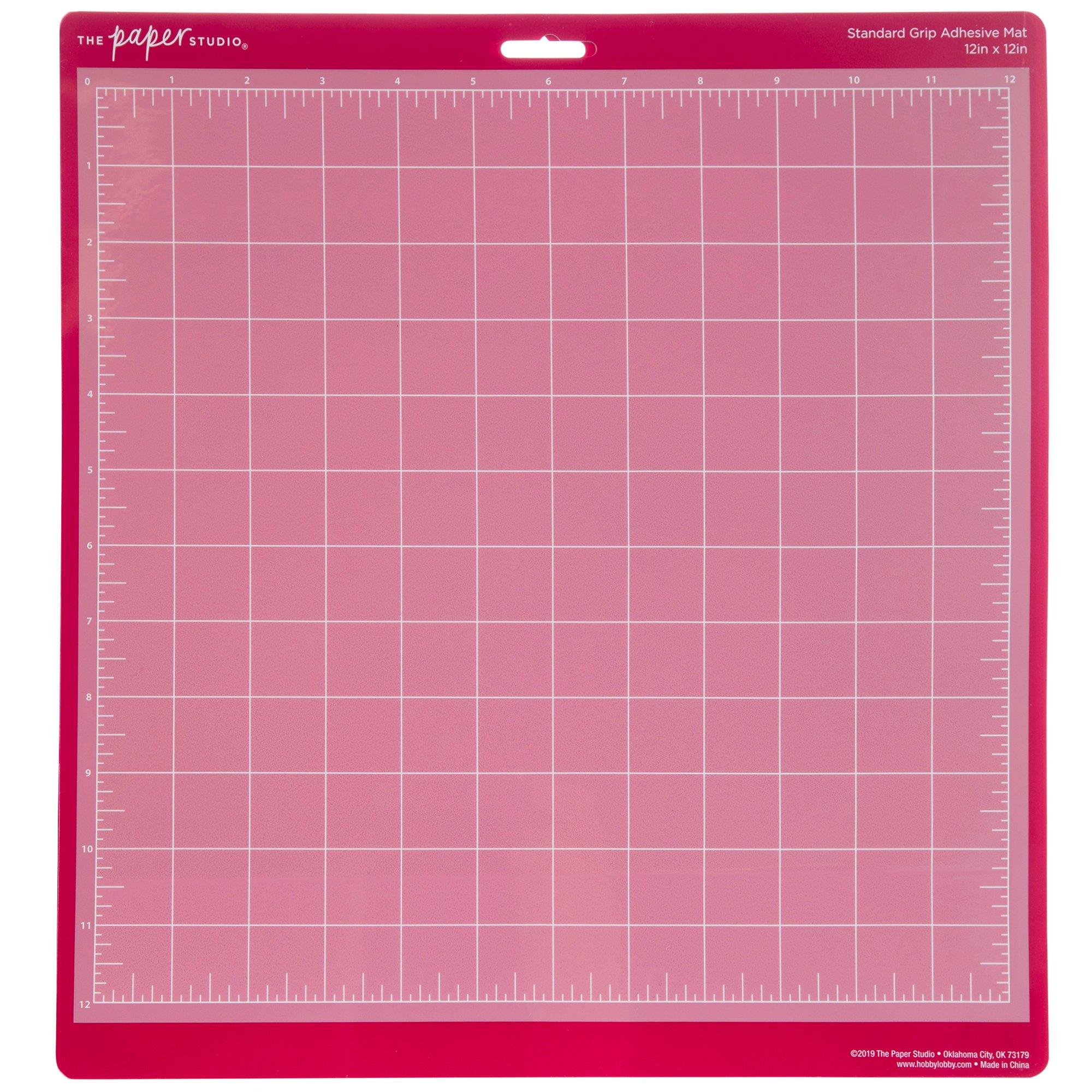 Scrapbook.com - Clearly Amazing Multi-Use Mat - Light Grip - Transparent  with Grid - Extra Large - 12 x 12 - 1 Sheet
