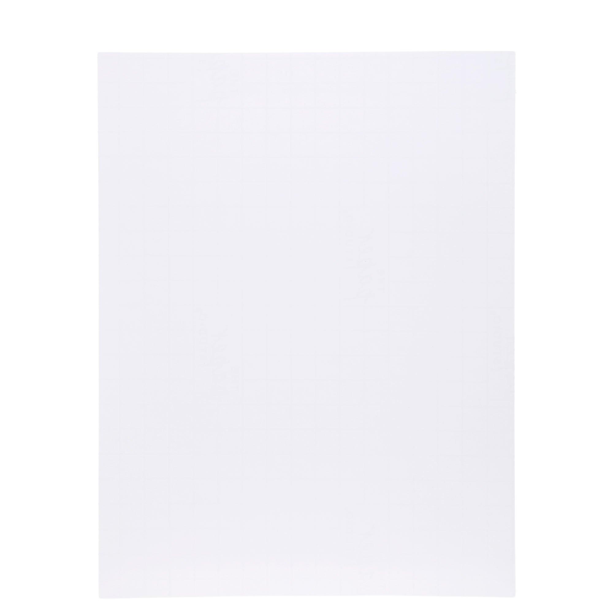Self sticking sheets white blank matte paper 8.5 x 11