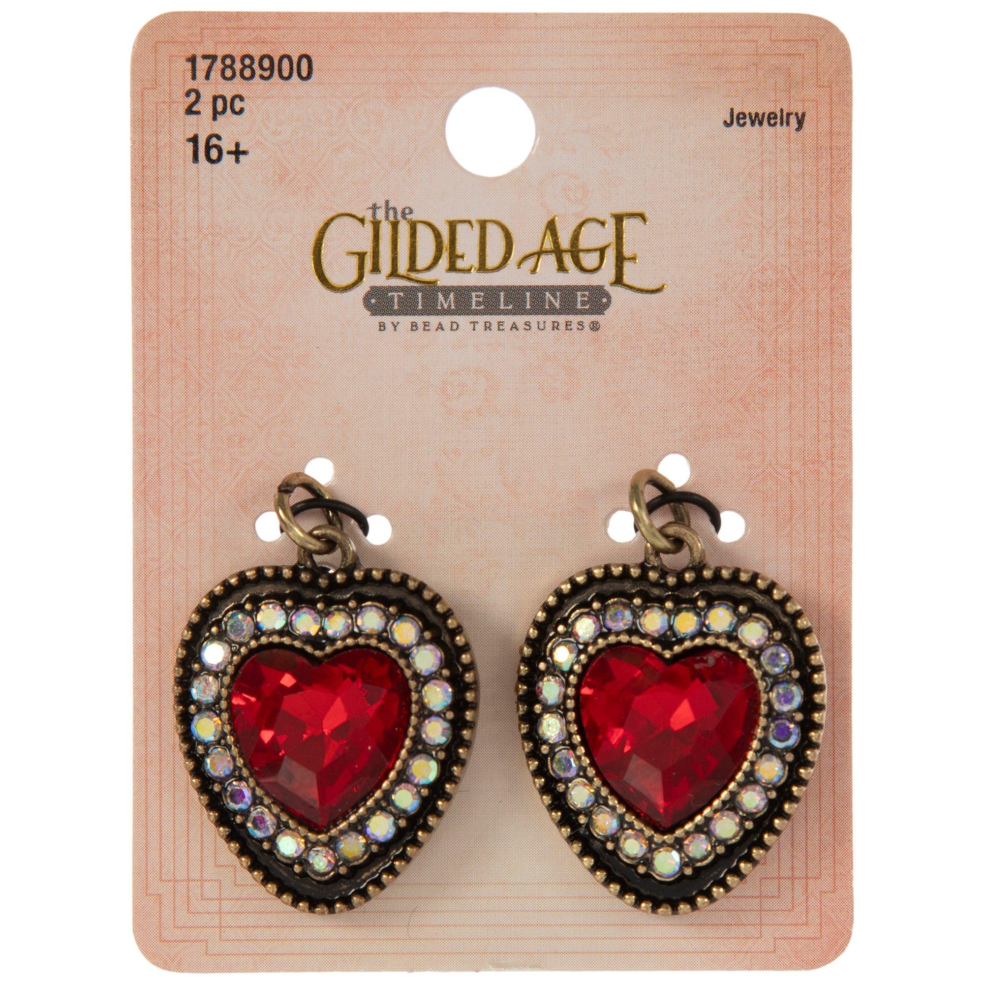 ★HAS★ 2 set HW006 Heart red bead layered necklace 2 set] HW006 Heart & red bead layered necklace - 감도 깊은
