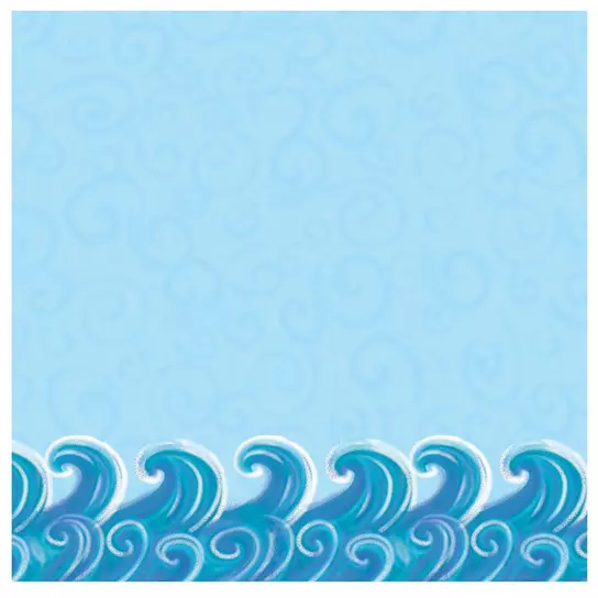 Airbrushed Wave Scrapbook Paper - 12