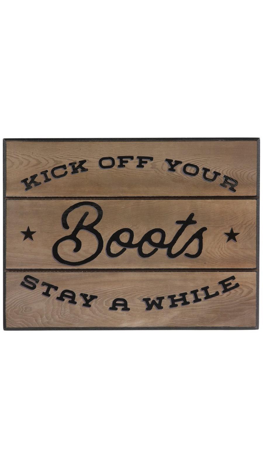 Kick Off Your Boots Wood Decor Hobby Lobby 1790468