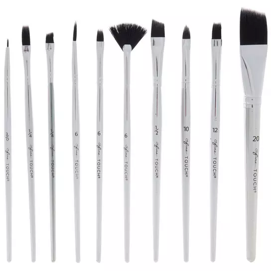 Biaelk 10-pieces Set paint brushes for watercolor, acrylic painting –  Artbiz Supply