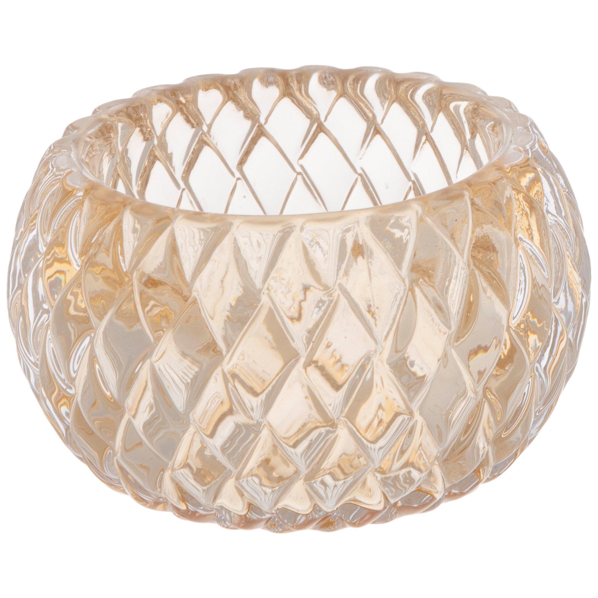 Diamond Round Glass Candle Holder Hobby Lobby 1790849