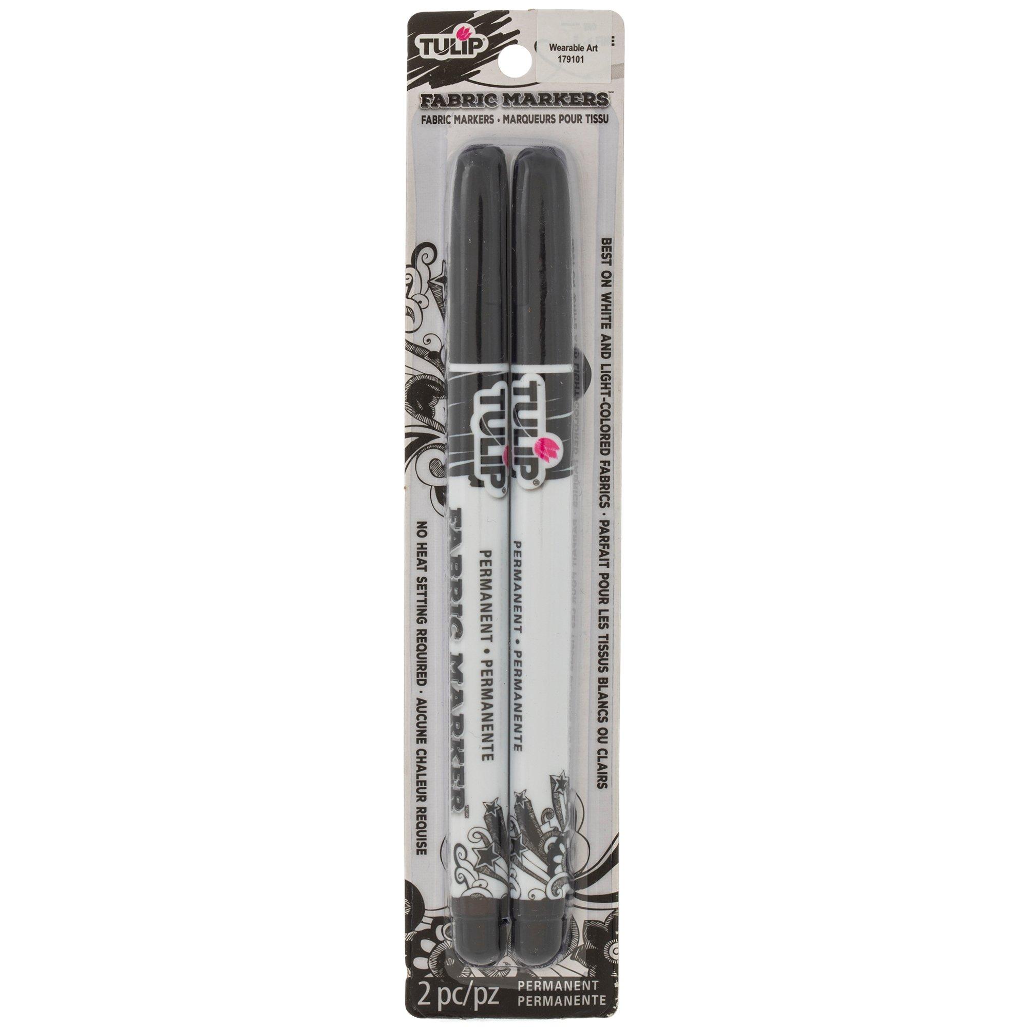 Black Tulip Fine Tip Fabric Markers Hobby Lobby 179101