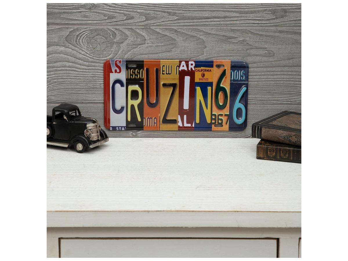 交通標識 USA インテリア Cruzin' 66 License Plate Metal Sign | Hobby Lobby | 1792712