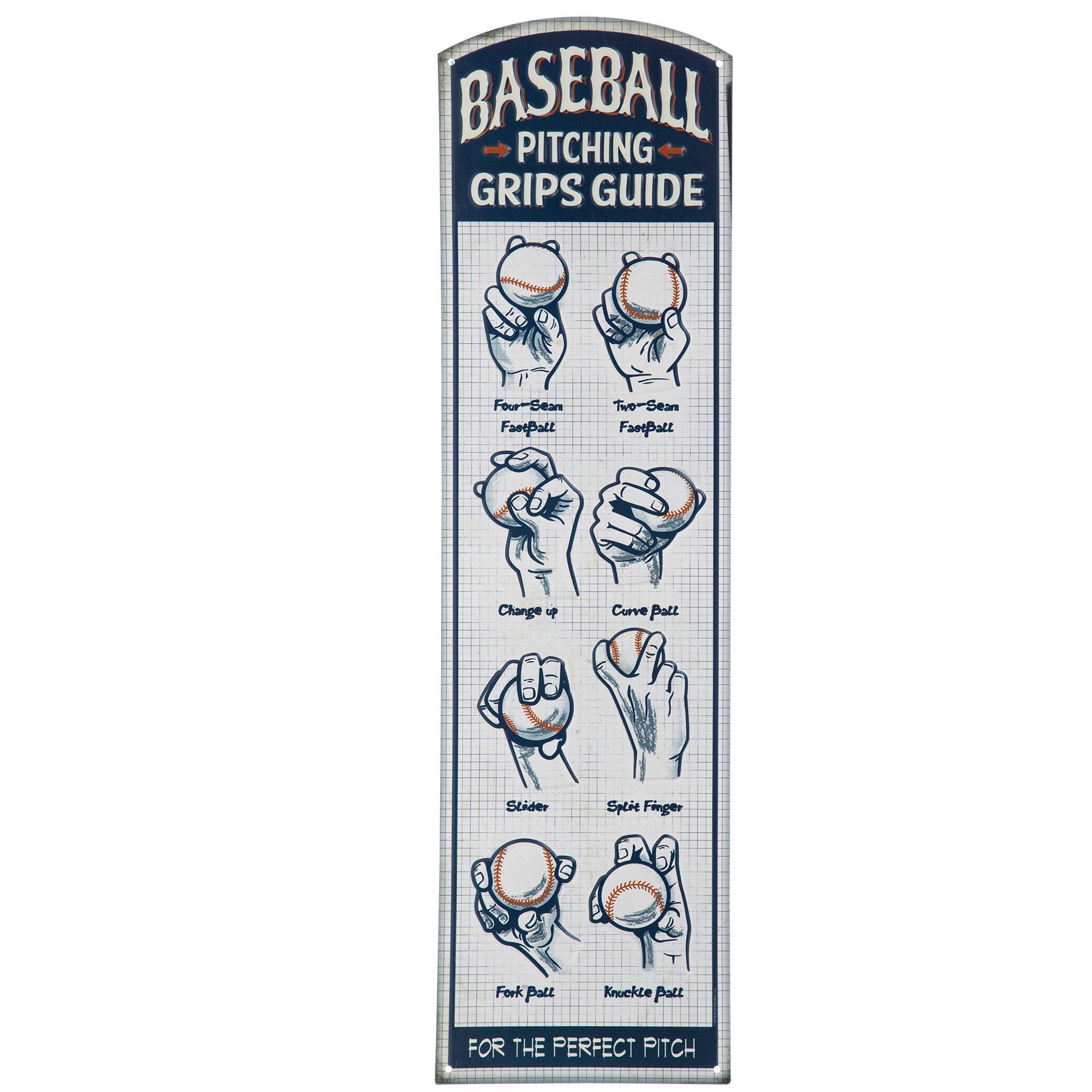 Baseball Pitching Guide Metal Sign Hobby Lobby 1793389