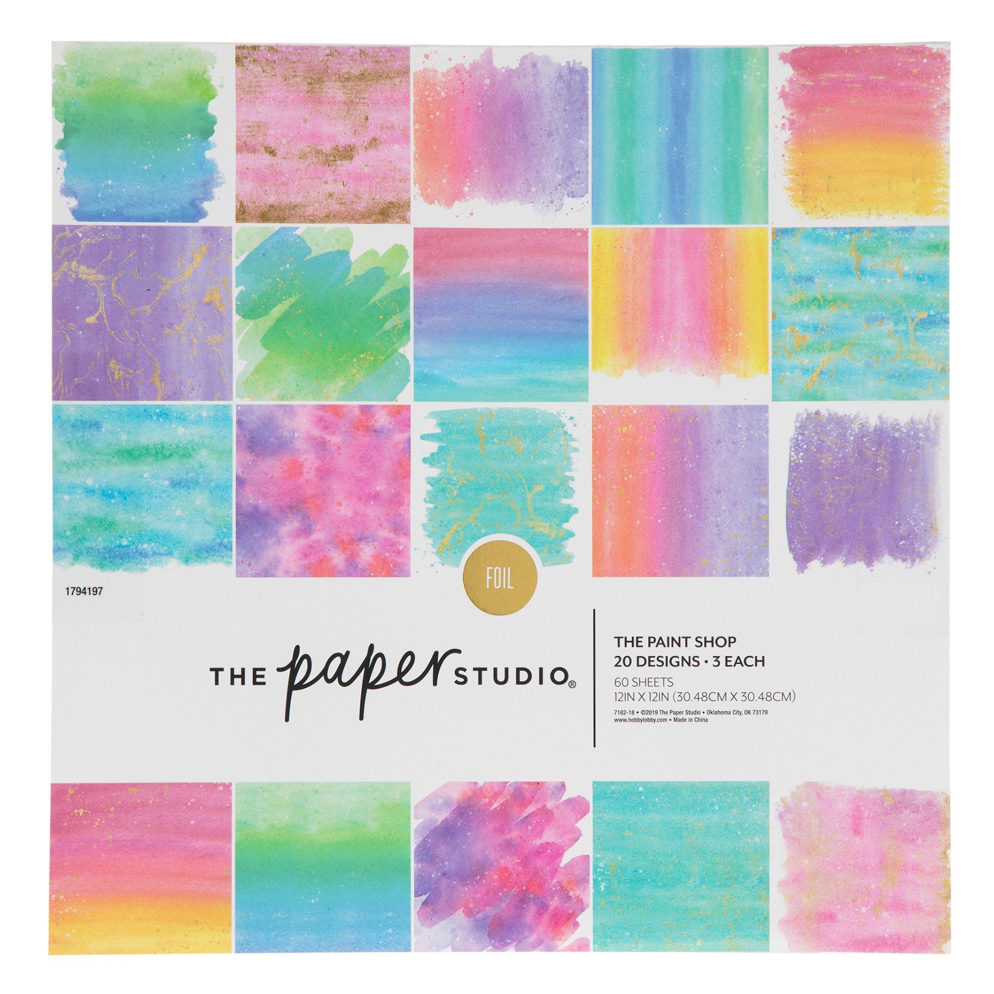 Pastel Paint Shop Foil Paper Pack - 12 x 12
