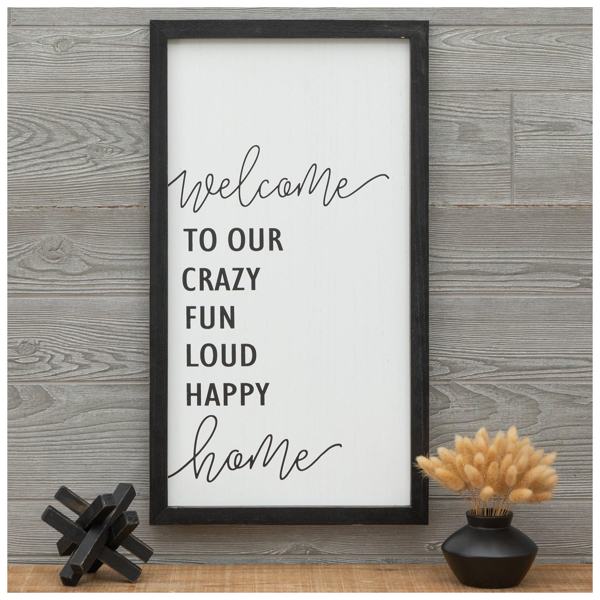 Our Crazy Home Wood Wall Decor | Hobby Lobby | 1794833