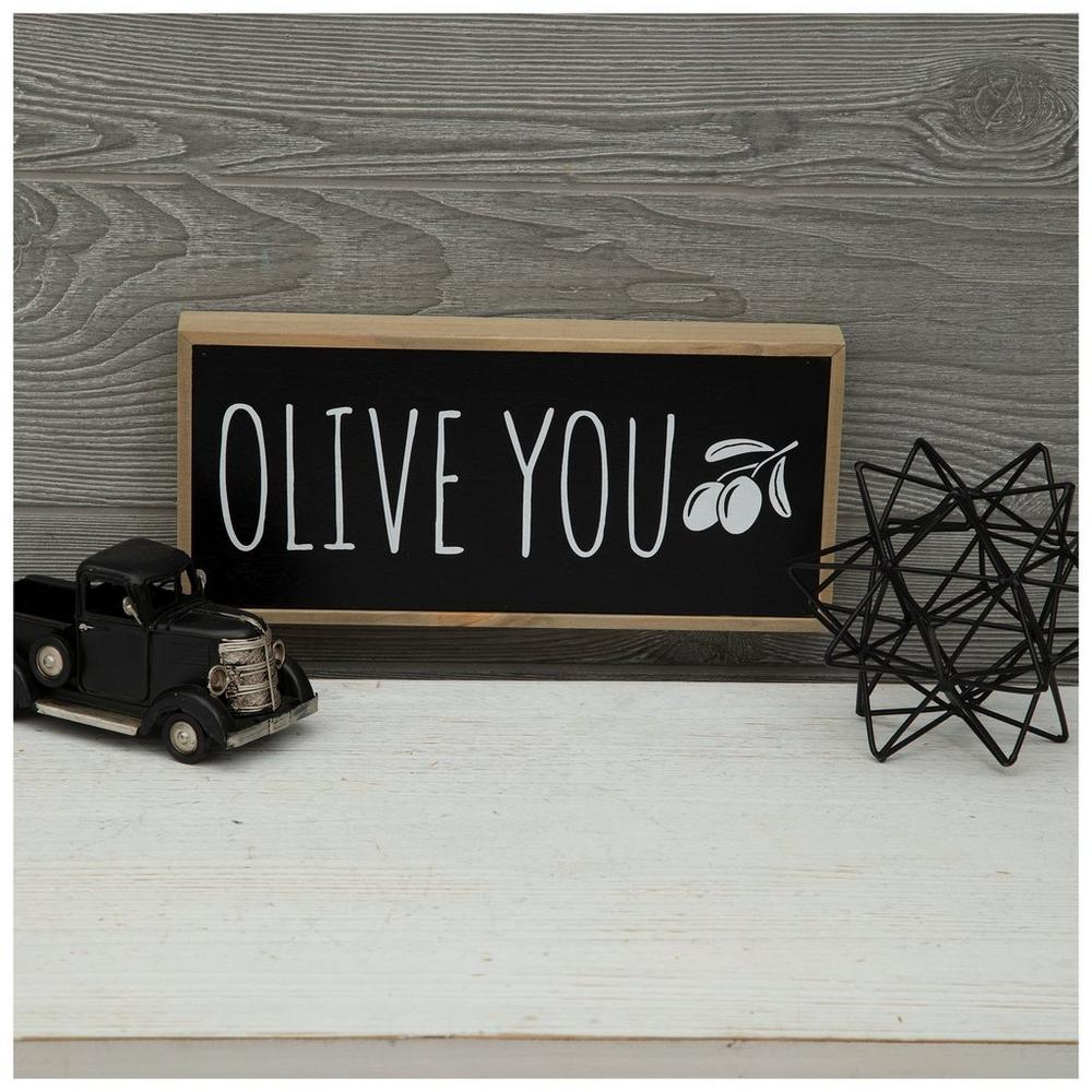 Olive You Wood Wall Decor