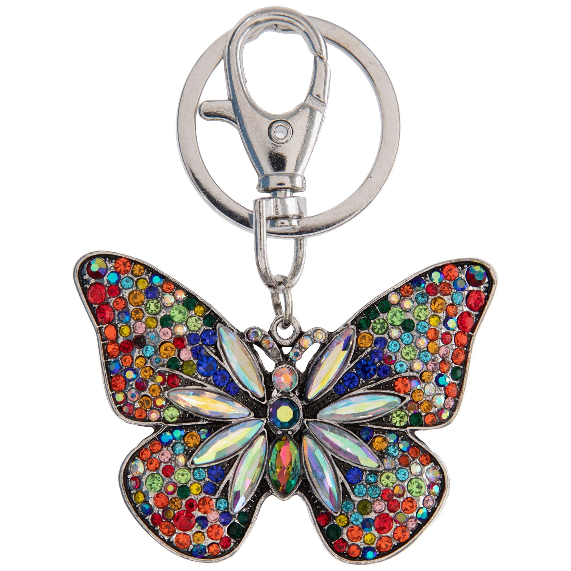 Butterfly Rhinestone Keychain Hobby Lobby 1799980