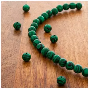 Green Mix Dyed Jade Round Bead Strand