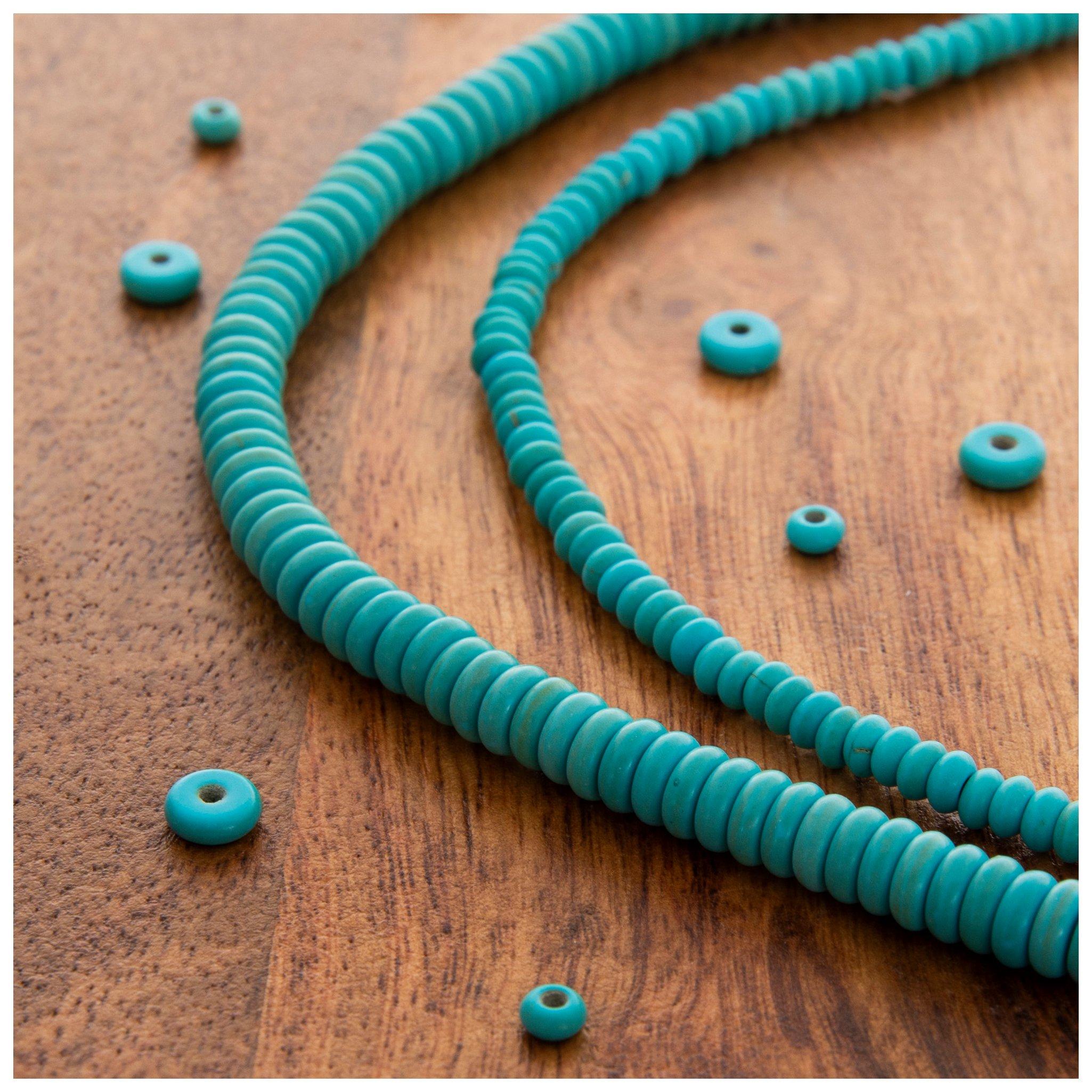 Turquoise Wagnerite Bead Chip Strands, Hobby Lobby