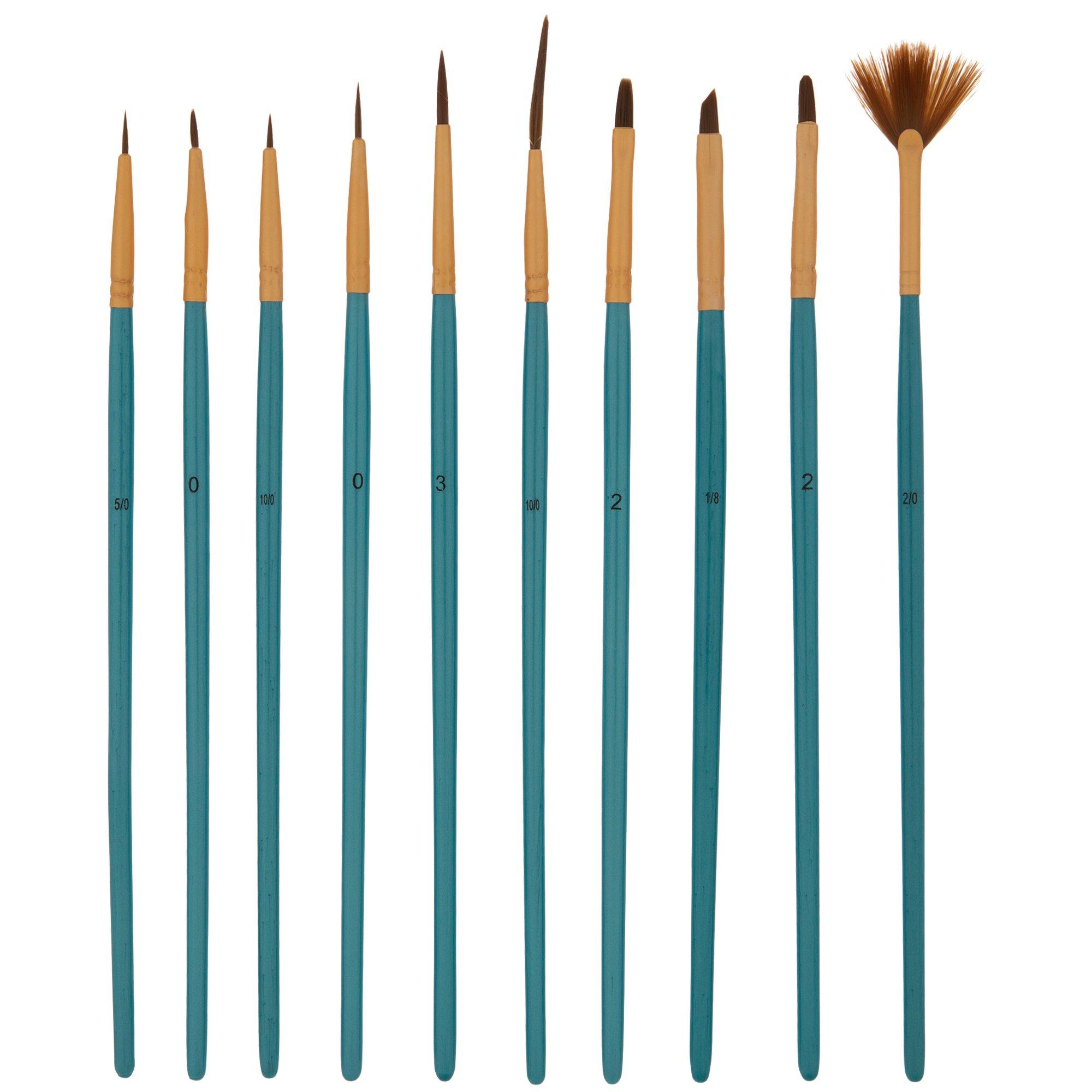 Assorted Paint Brushes 10 Piece Set Hobby Lobby 1806595
