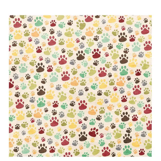 Go For a Walk - Dog Lover Dog Scrapbook Paper 12x12 – Country Croppers