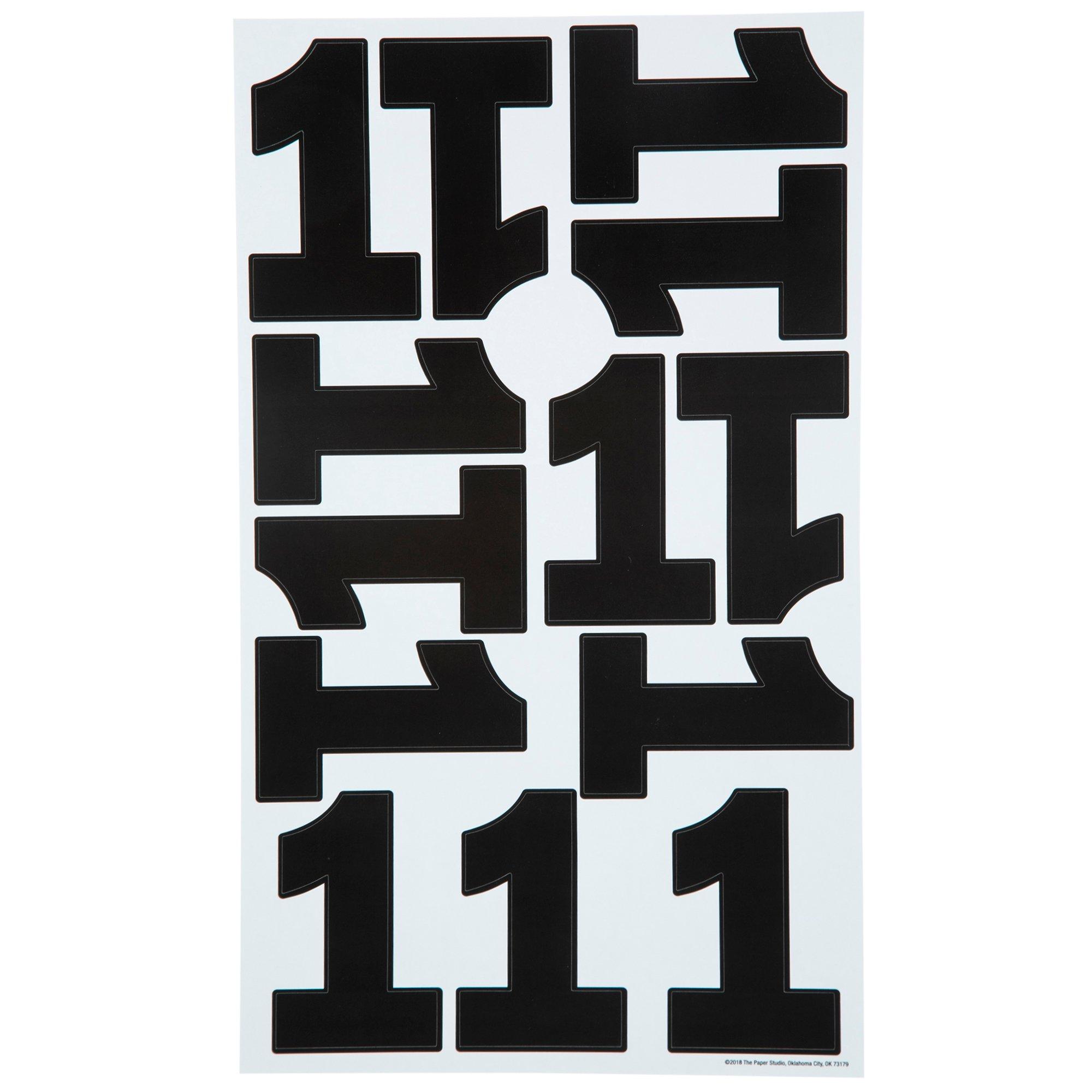 XL Franklin Number Stickers Hobby Lobby 1808484