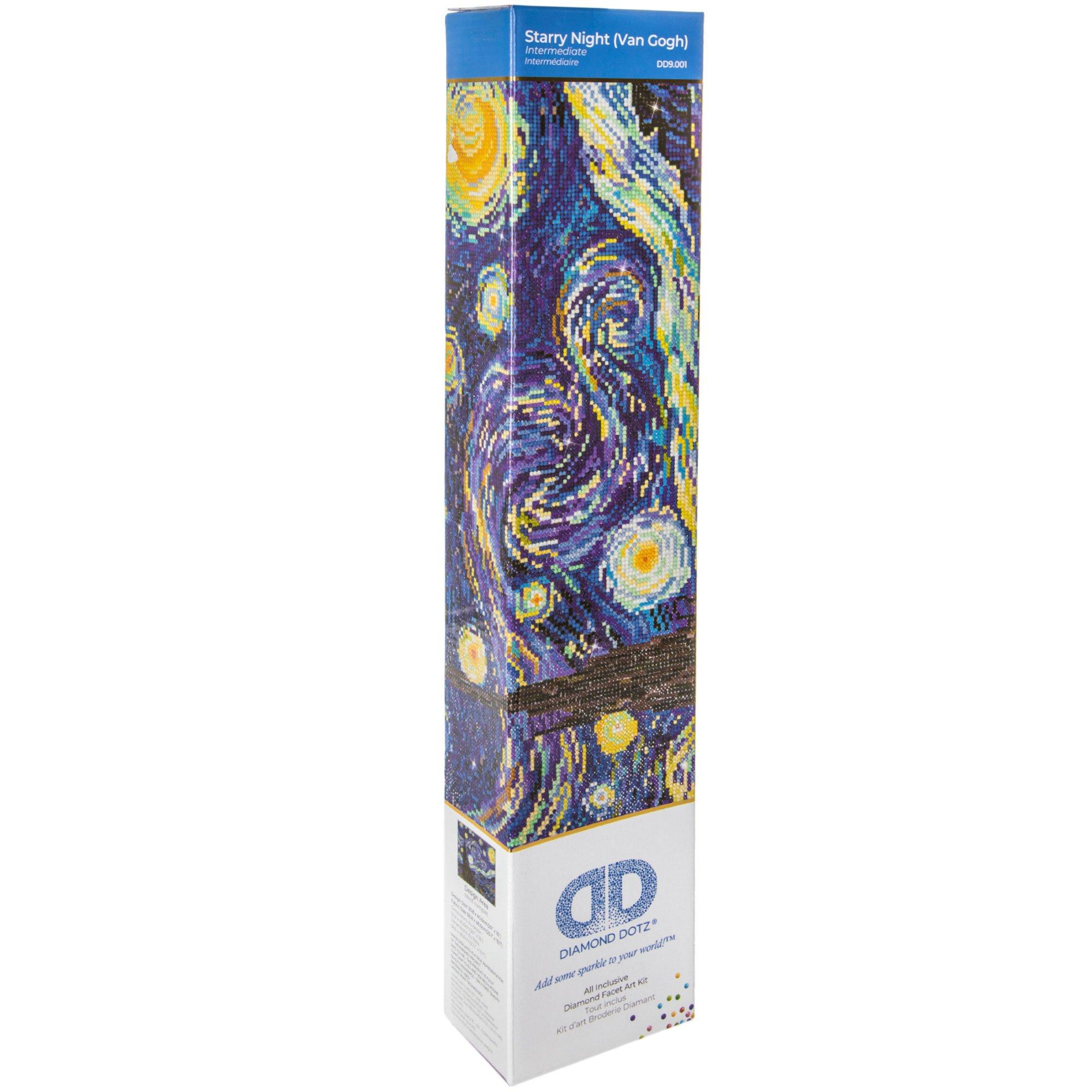 Diamond Dotz Diamond Art Kit 10.6x14.6-starry Night (van Gogh) : Target