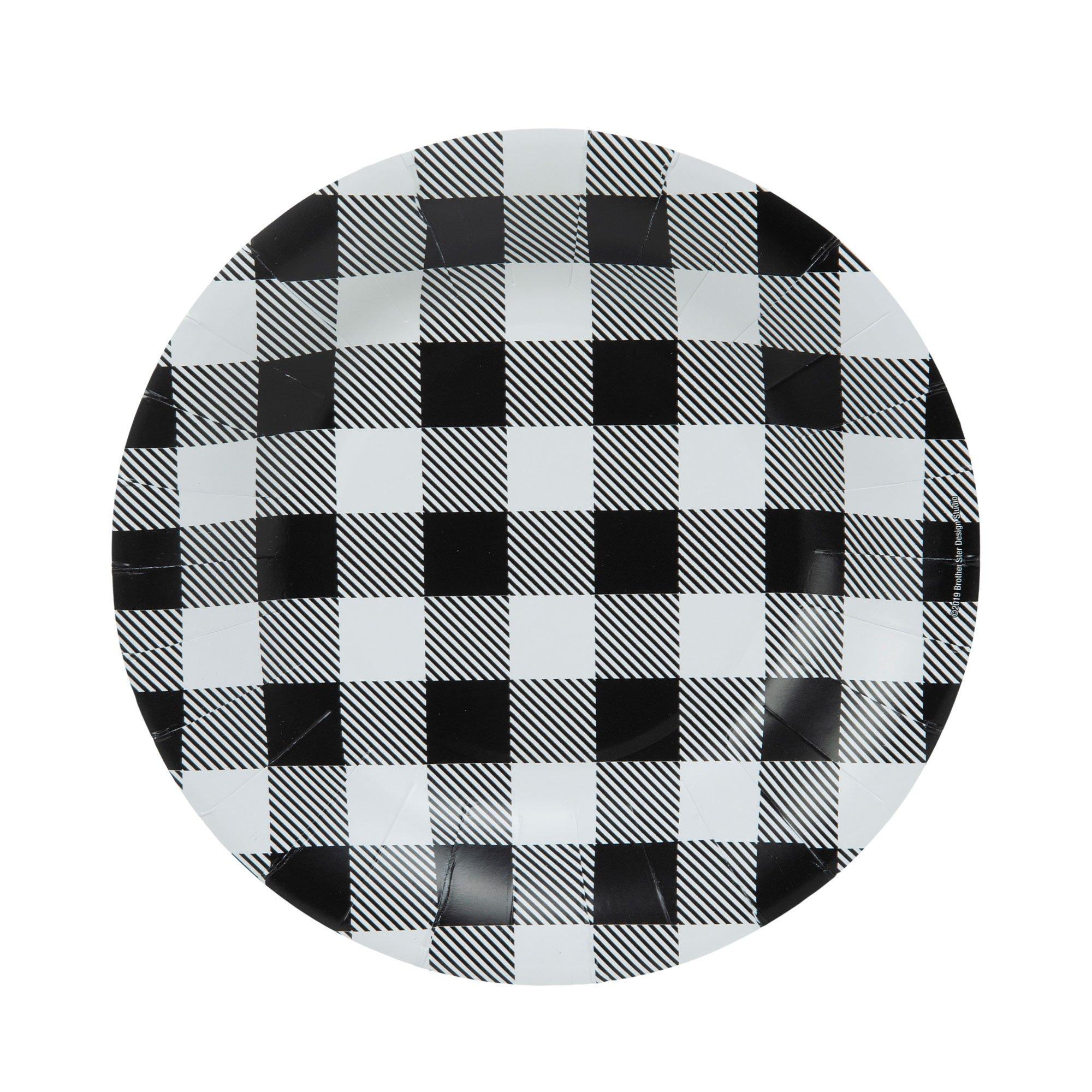 black-white-buffalo-check-paper-plates-hobby-lobby-1810746