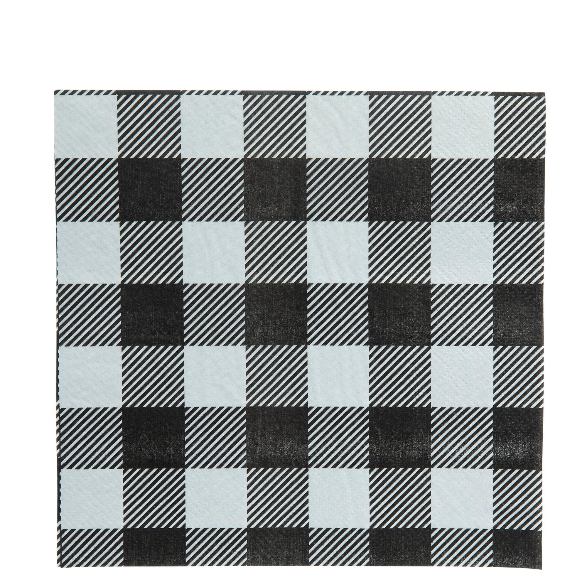Black & White Buffalo Check Napkins Hobby Lobby 1810795
