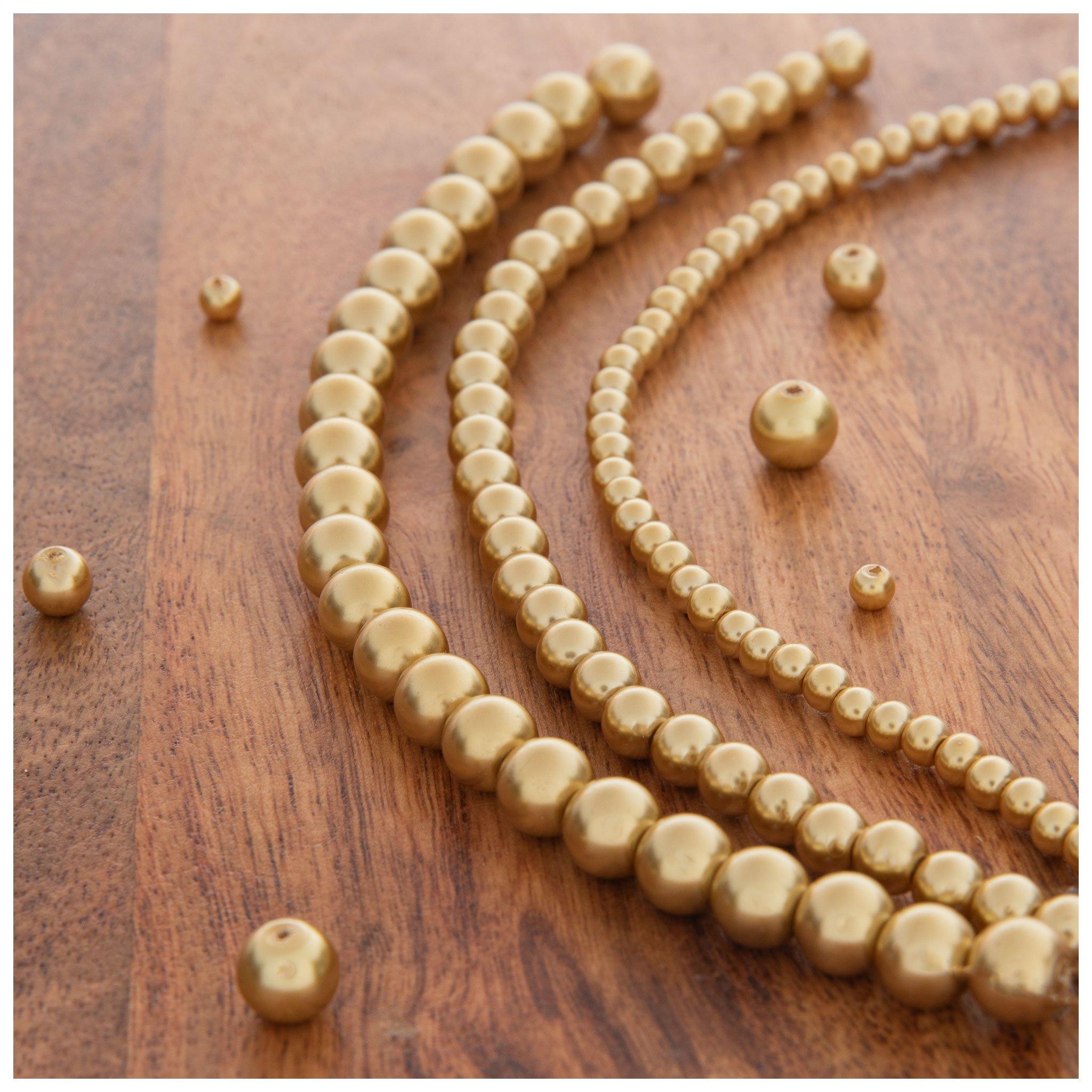 Pearl Glass Bead Strands