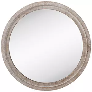 Round Rhinestone Metal Wall Mirror