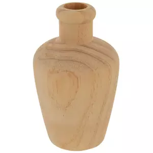 Distressed Wood Vase
