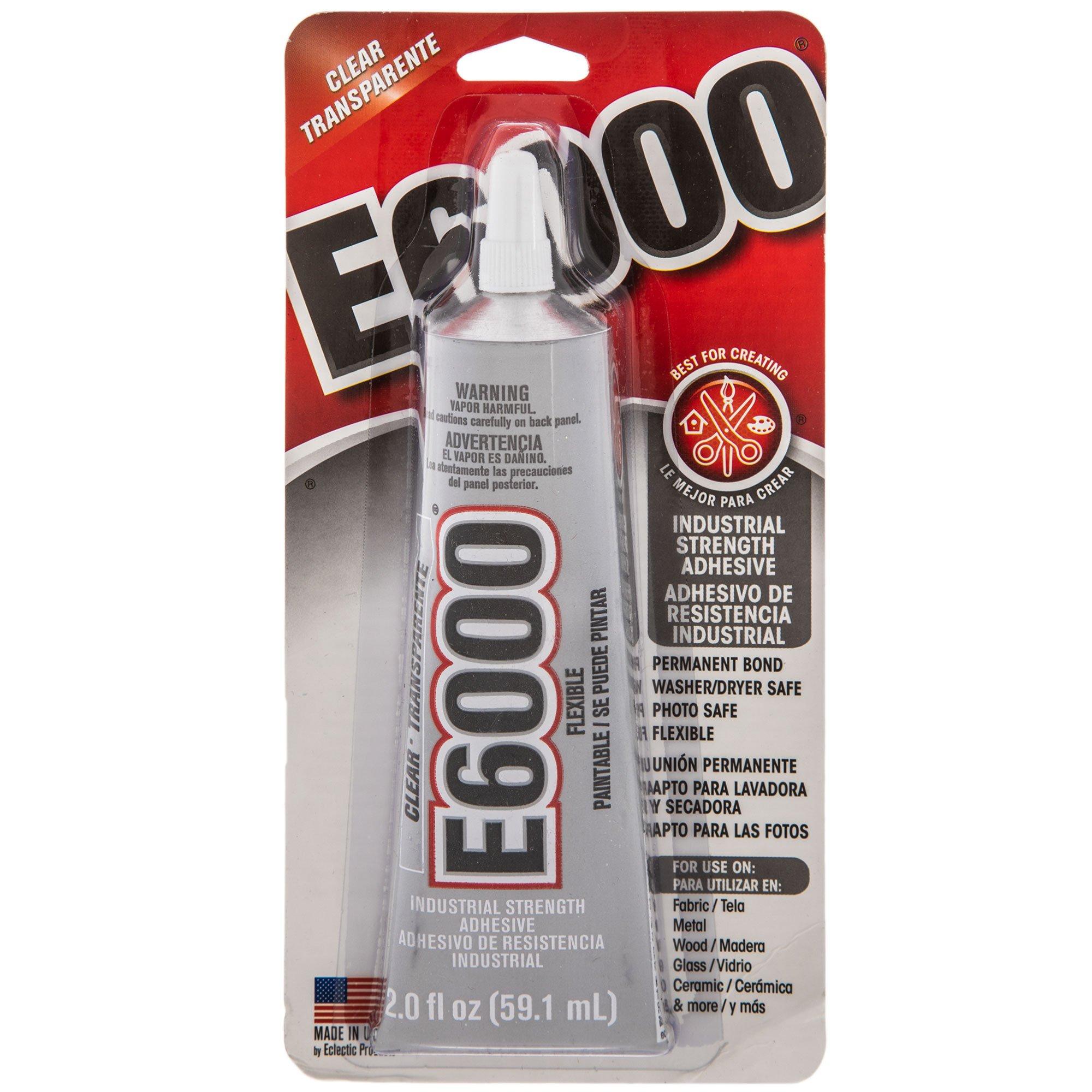 Eclectic Products - E6000 Adhesive with Precision Tips - 1 oz