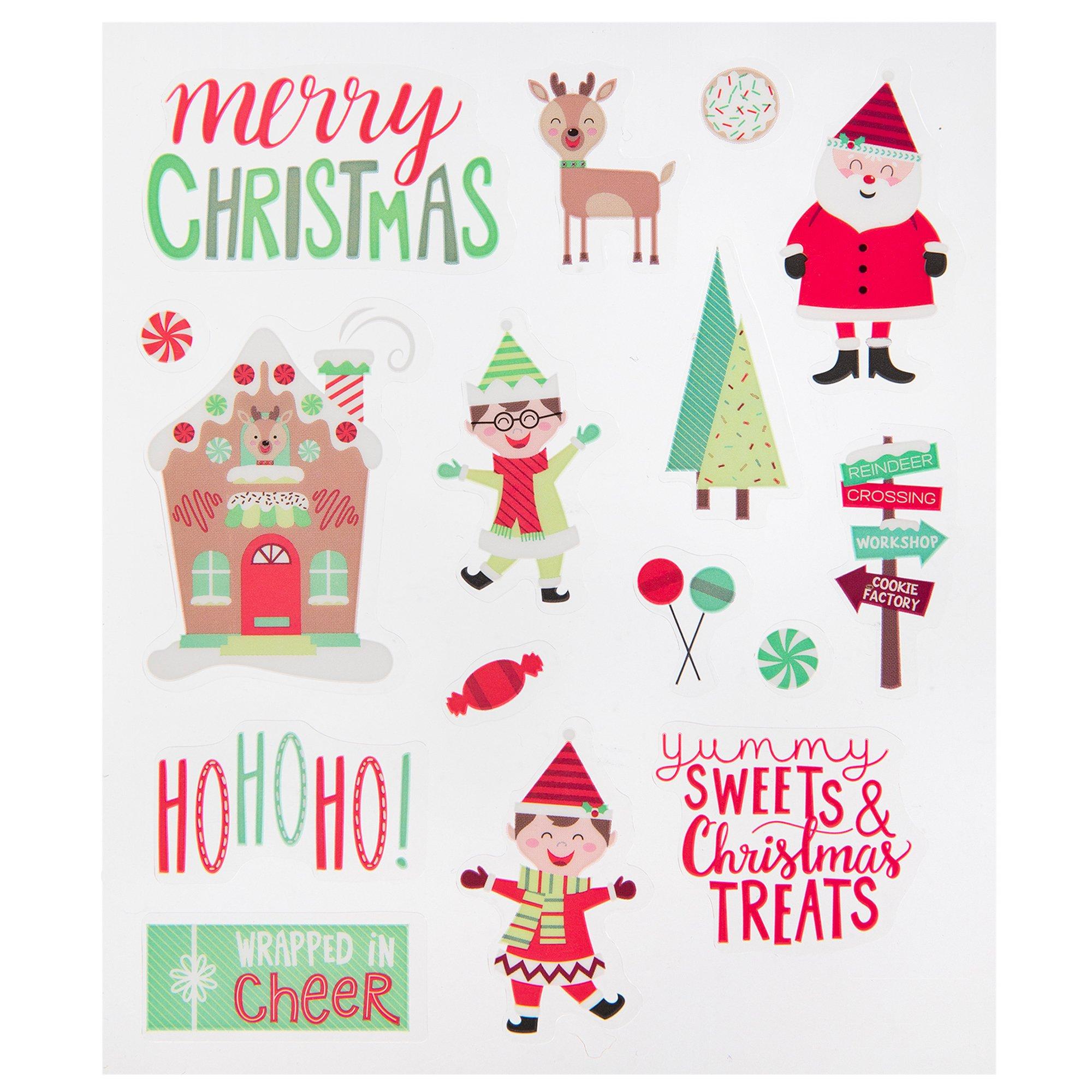 Santa & Elf Stickers Hobby Lobby 1813641