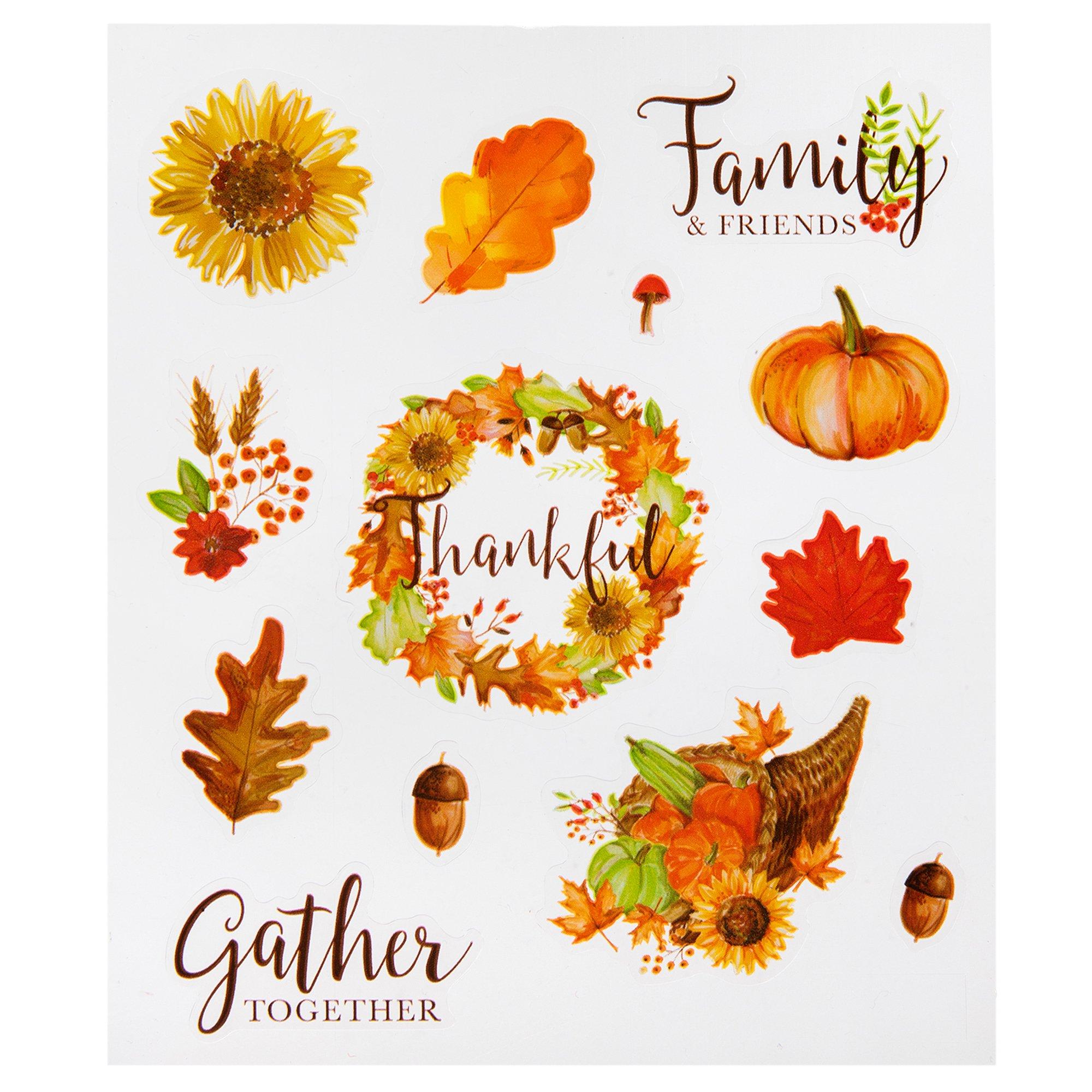 Thanksgiving Autumnal Stickers Hobby Lobby 1813682