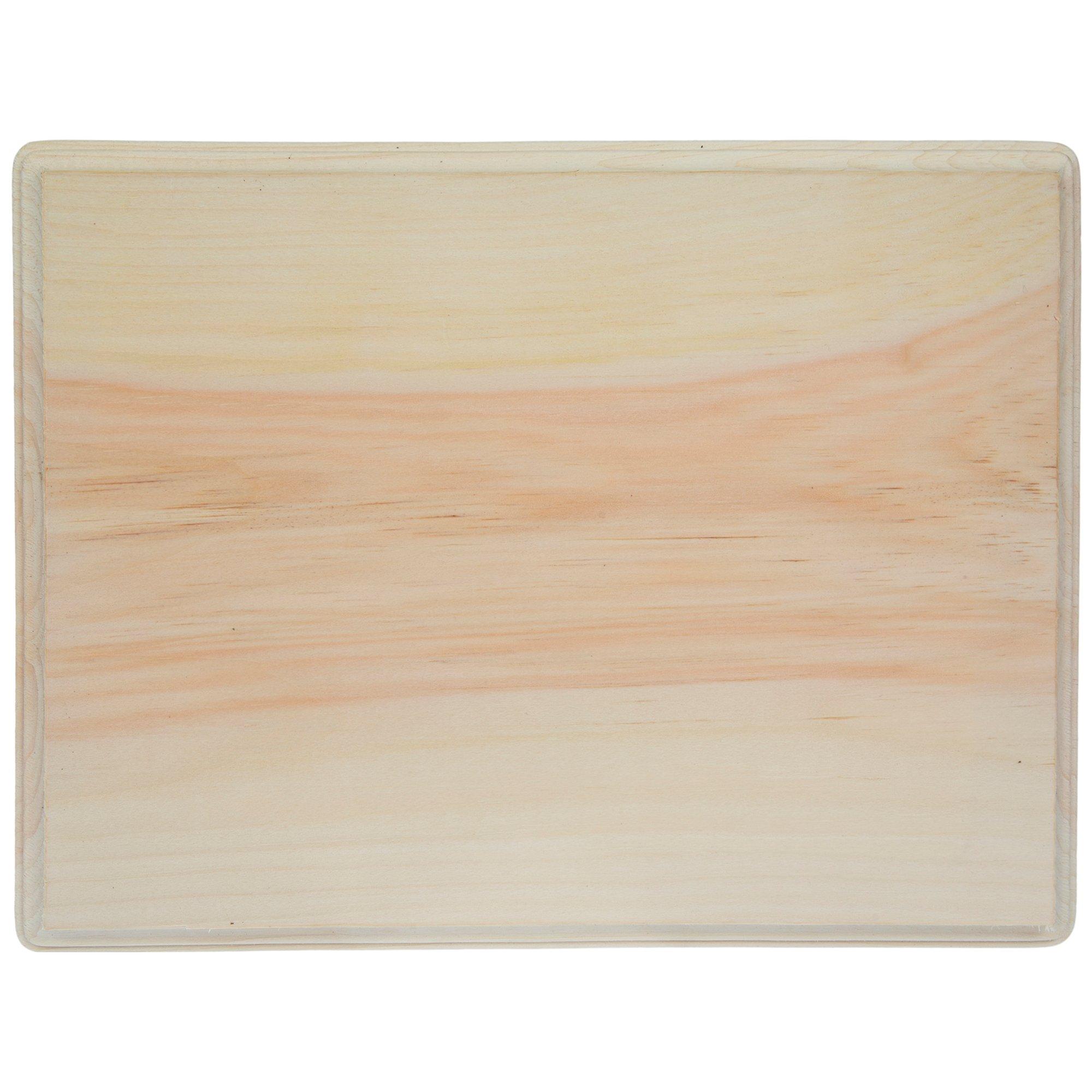 Walnut Hollow 1914 Pine Rectangle Plaque, 9 by 12 by 0.63-Inch