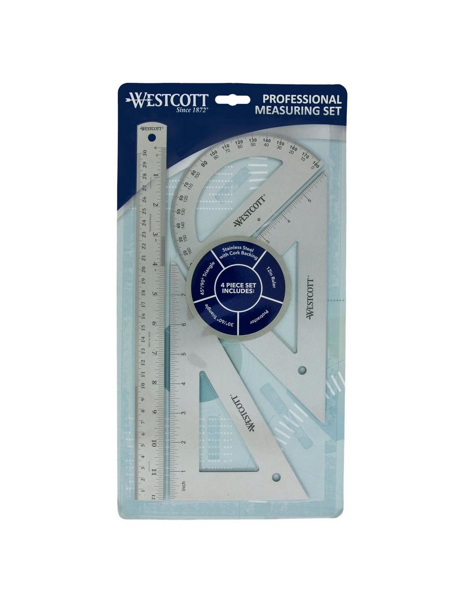Westcott 6" Proportional Measuring Scale, White, (PS-79