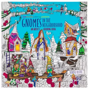 Zendoodle Gnomes In The Neighborhood Coloring Book