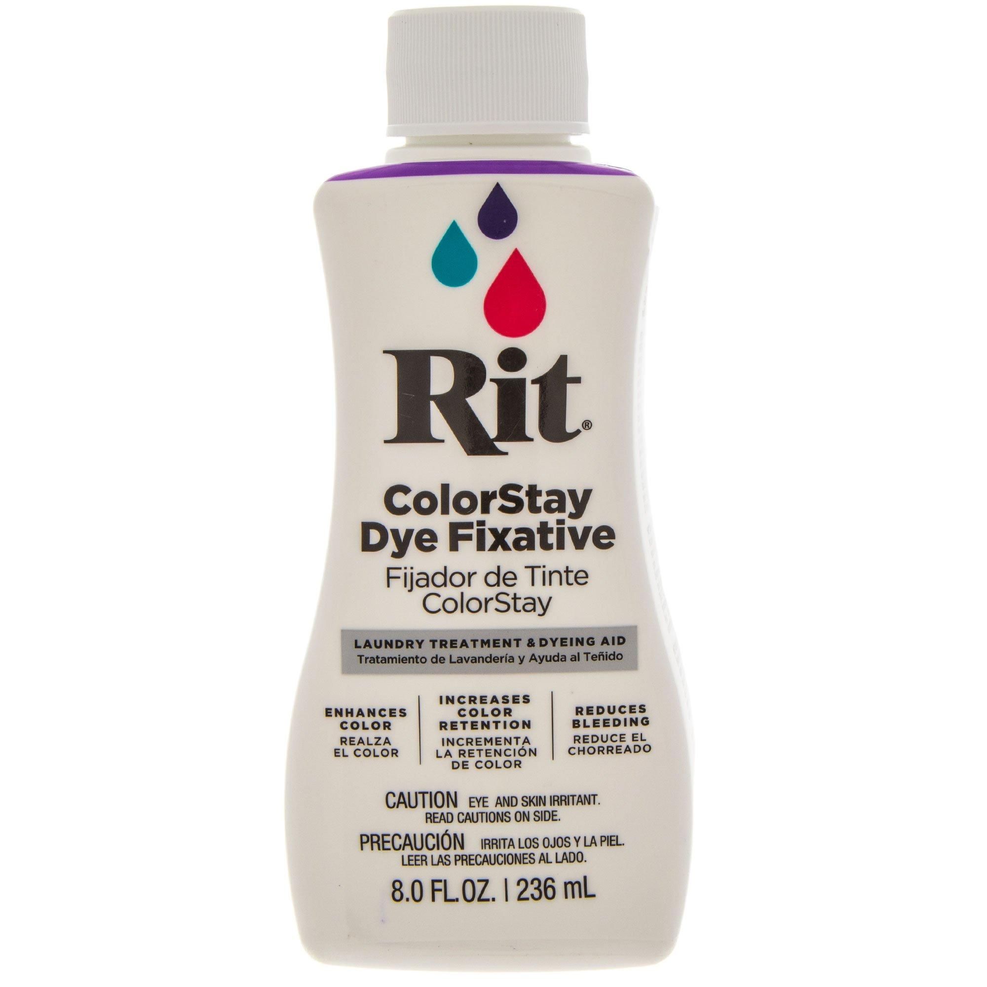 Rit Black Dye + ColorStay Dye Fixative, Hobbies & Toys, Stationery & Craft,  Craft Supplies & Tools on Carousell