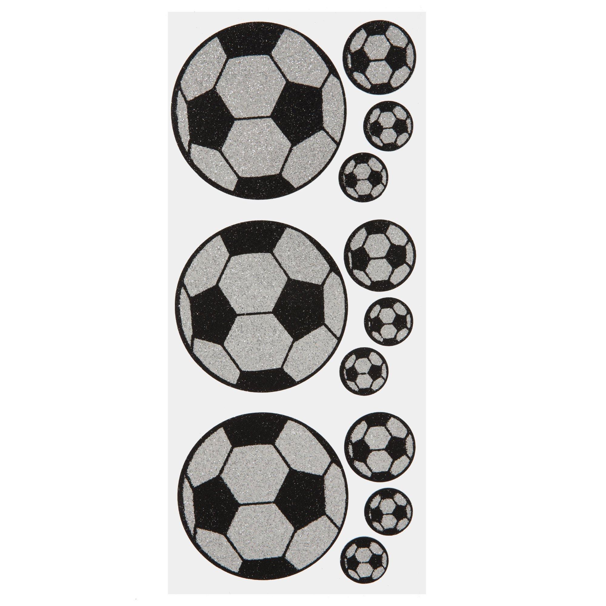  The Paper Studio Stickabilities Soccer Cardstock Stickers,  149500, 17 pcs