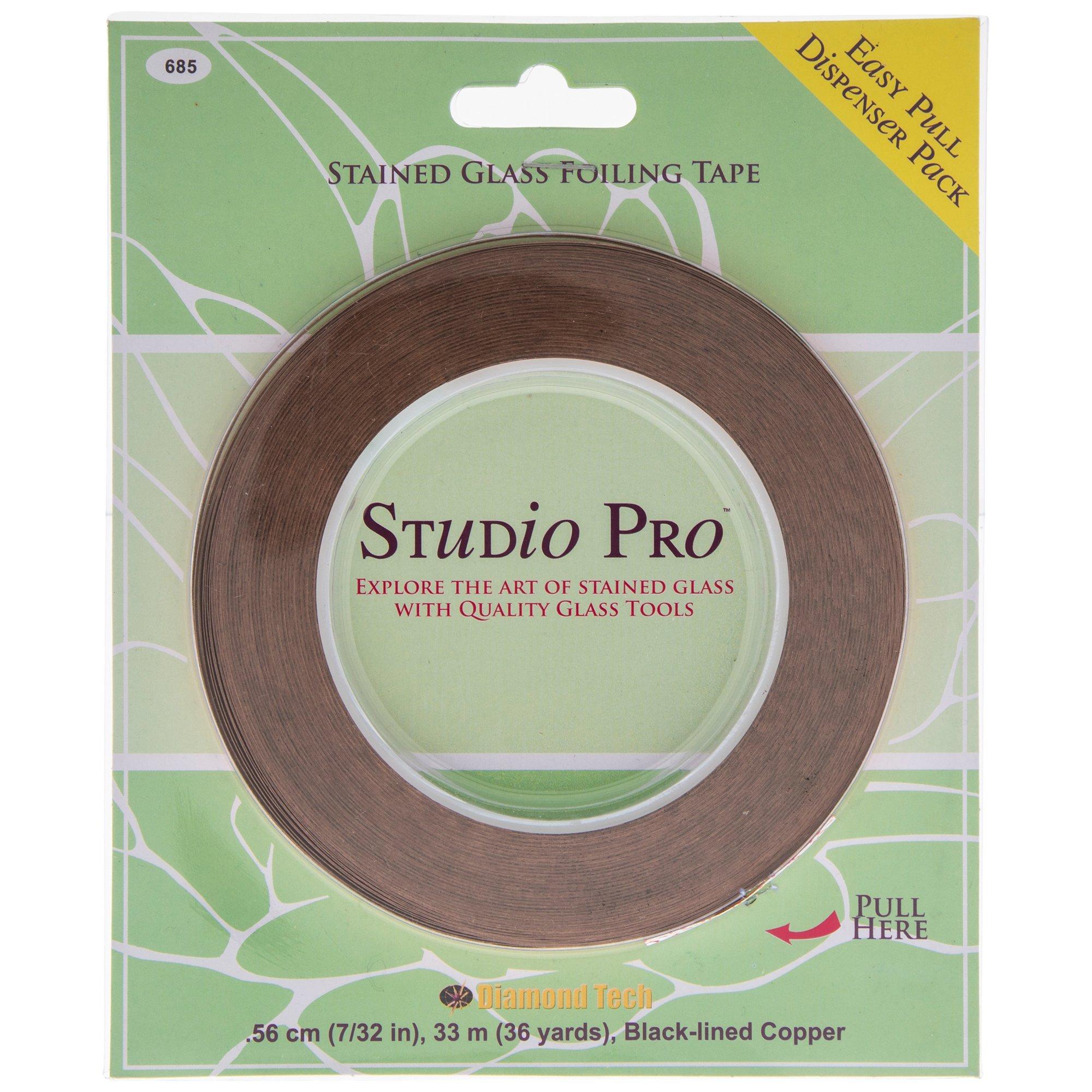 BlackLined Copper Stained Glass Foiling Tape 7/32" Hobby Lobby