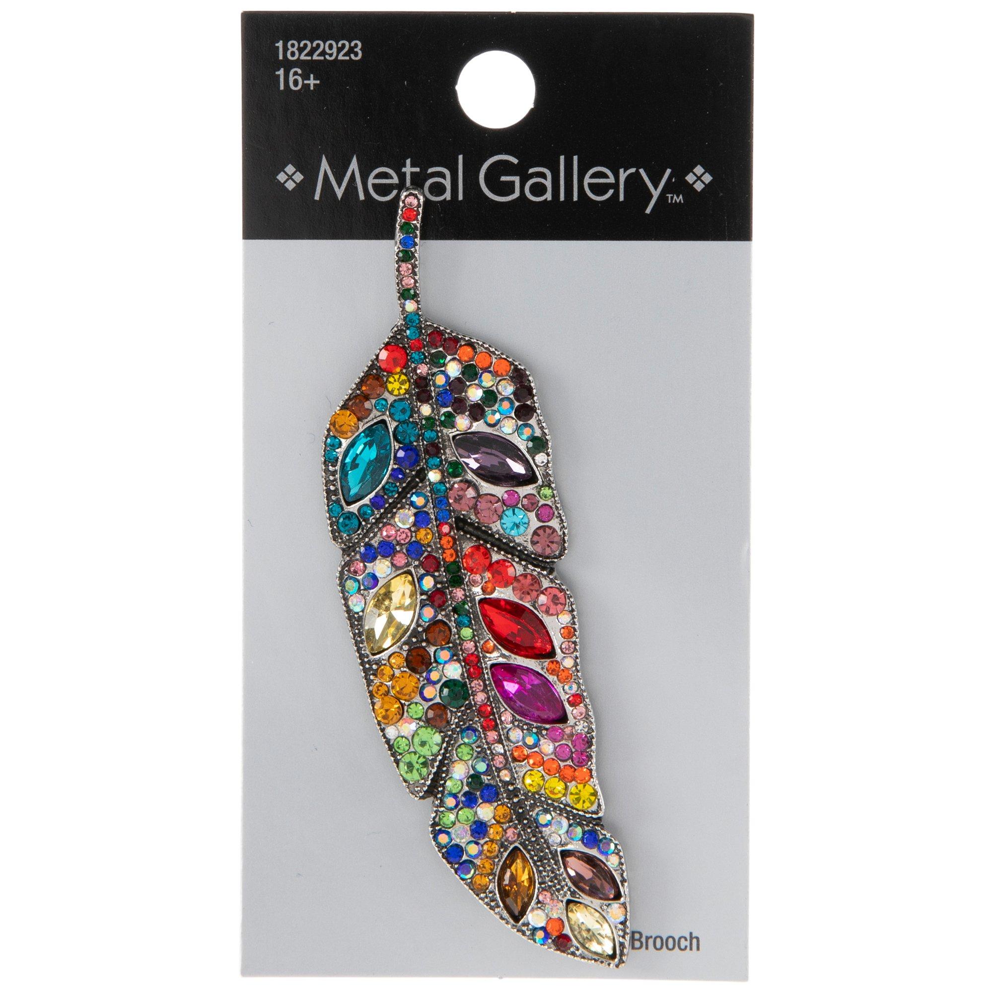 Feather Rhinestone Brooch Hobby Lobby 1822923