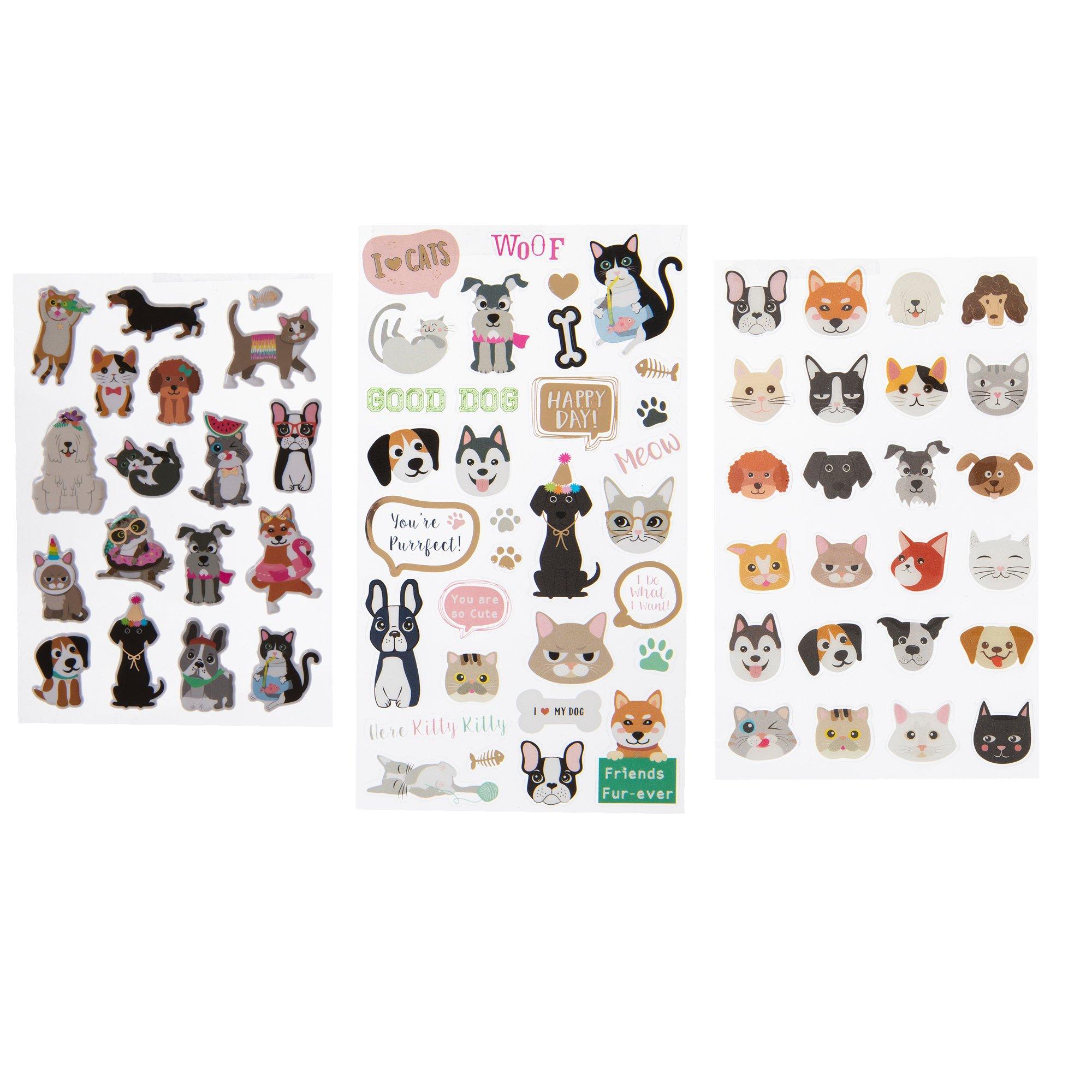 Cat & Dog Stickers Hobby Lobby 1824739