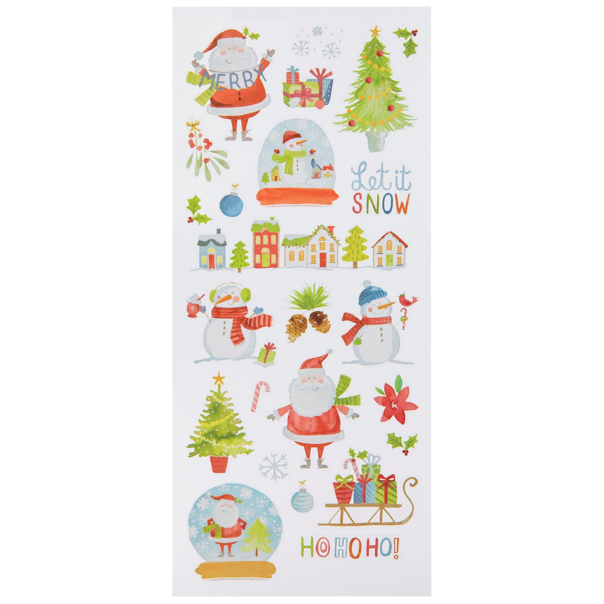Let It Snow Stickers, Hobby Lobby, 946749