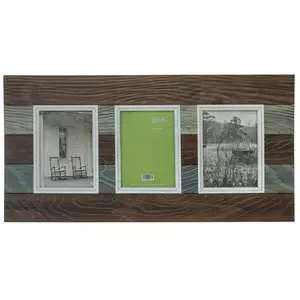 Rustic Plank Wood Collage Wall Frame
