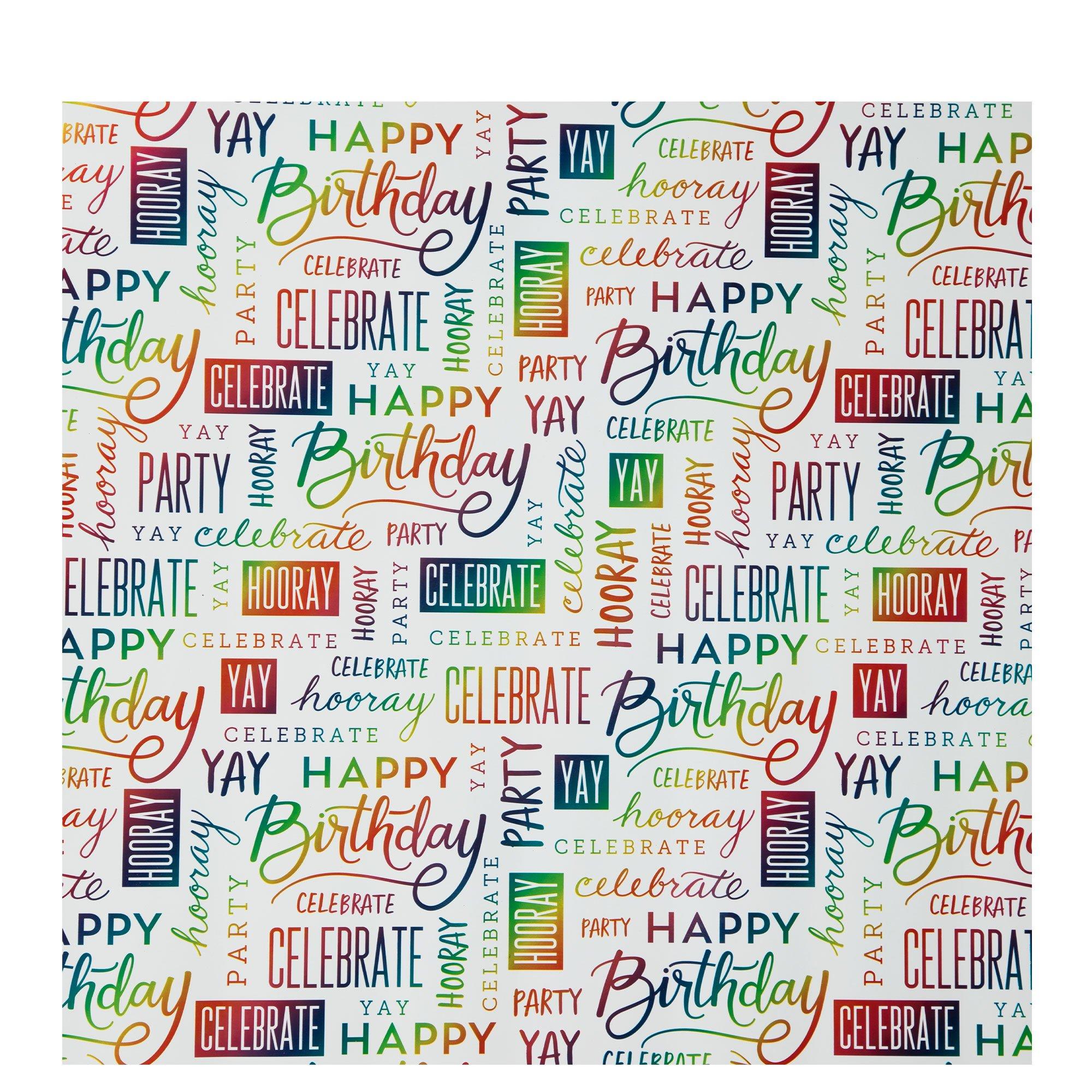 Fun Happy Birthday Wrapping Paper