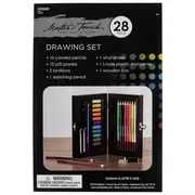 Teacher's Choice Advanced Drawing Set with Soho Sketchbook 5.6 x 8.26  (3-Pack)