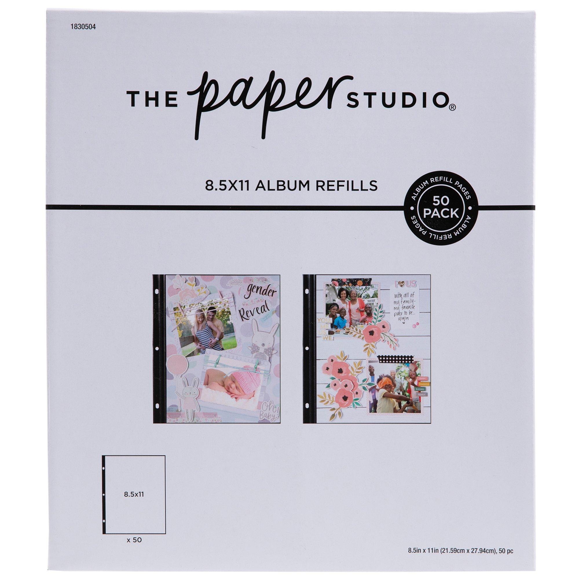  Recollections Scrapbook Album Refill Pages (8 x 8) : Home &  Kitchen