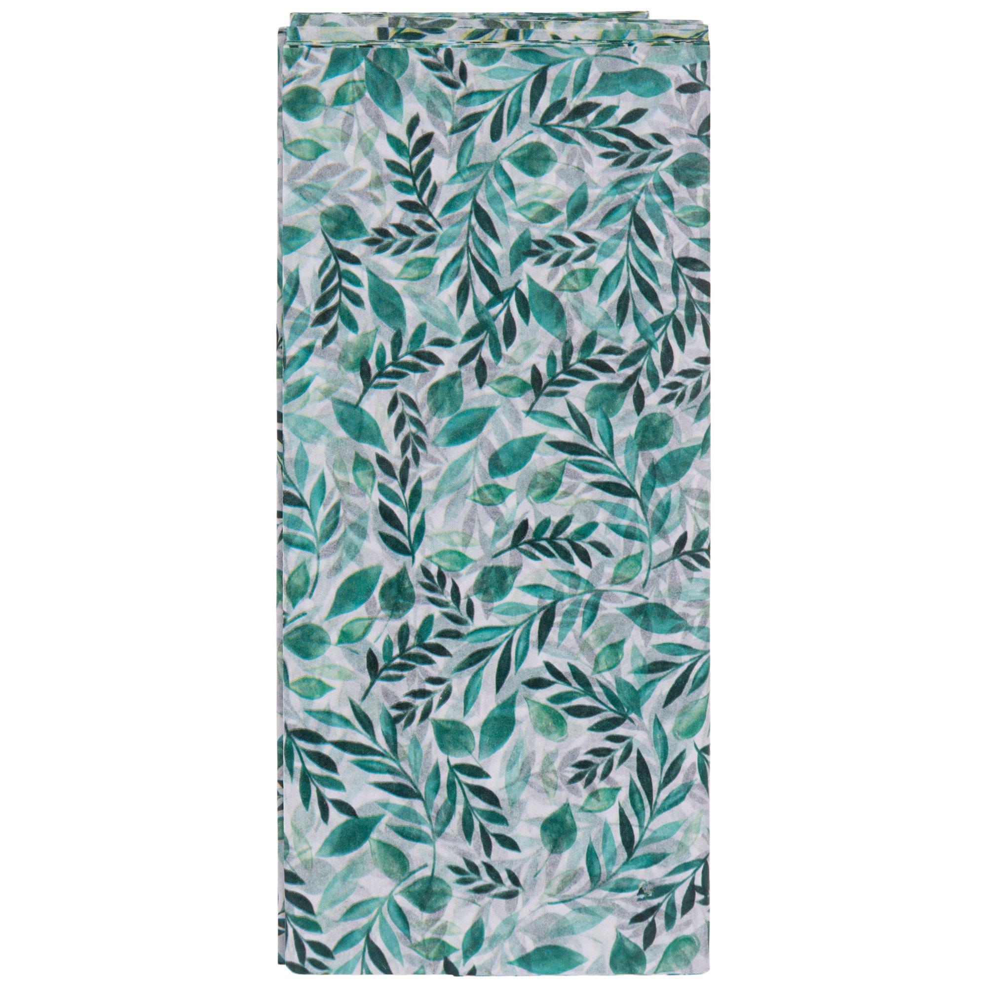 Solid Tissue Paper Tapestry Green